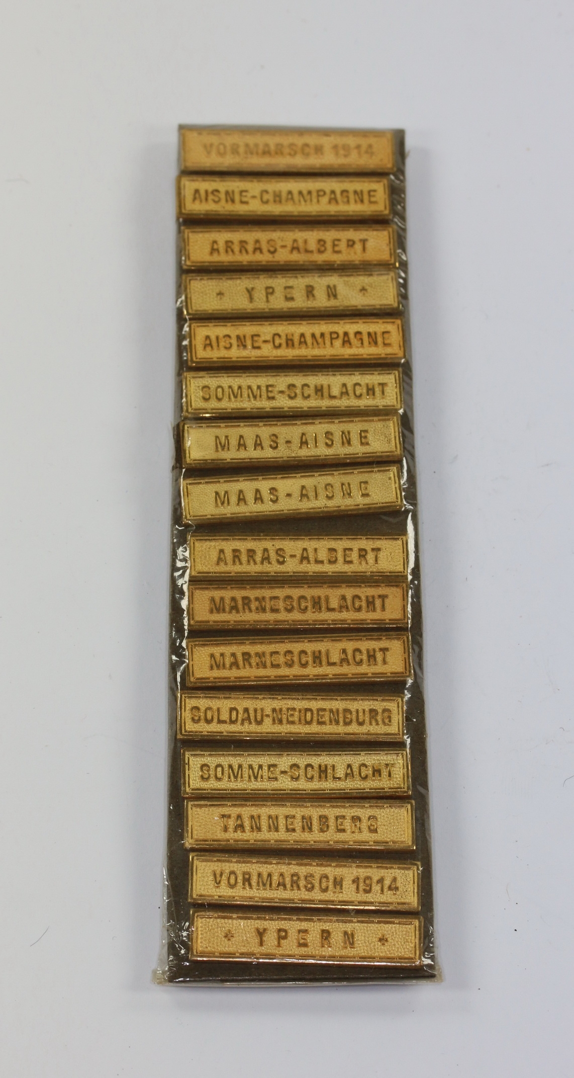 gefechtsspangen_kyffh_user_denkm_nze_91418_1_ Hoard Find. 16 x Battle Clasps for the Kyffhäuser Denkmünze 914/18. – Bild 1