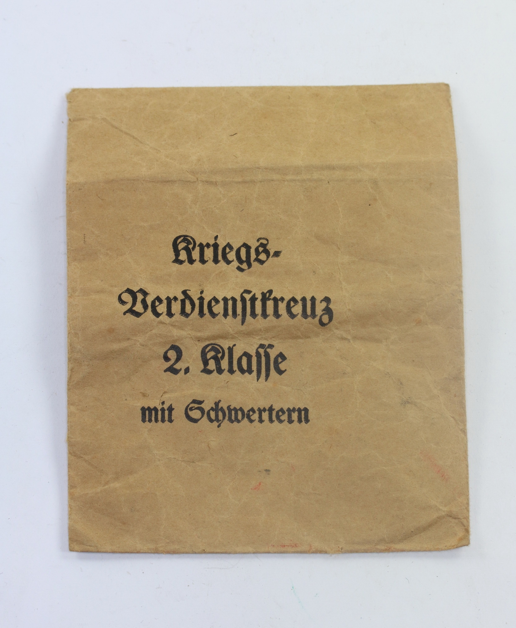 Large Envelope for the War Merit Cross 2nd Class with Swords, Steinhauer & Lück Lüdenscheid – Bild 1