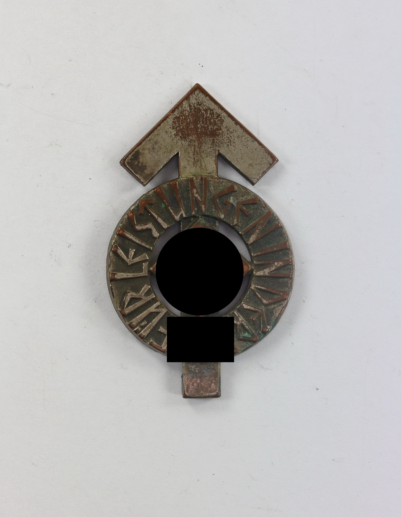 Hitler Youth (HJ), Silver Achievement Badge. Maker RZM M1/34 - Für Leistungen in der HJ – Bild 1