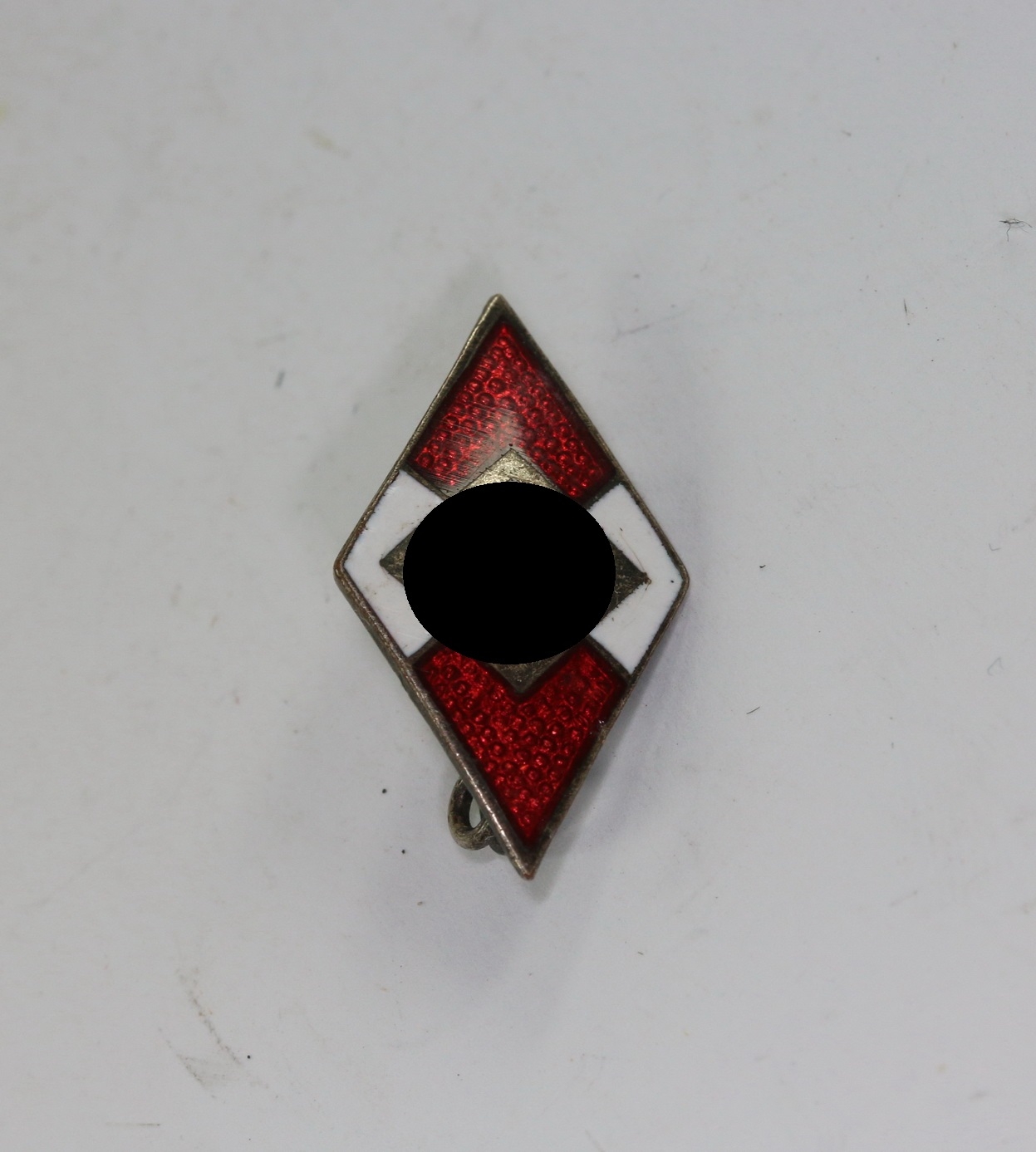 hitler_jugend_hj_mitgliedsabzeichen_hst Hitler Youth (HJ), Membership Badge. Maker RZM 90. – Bild 1