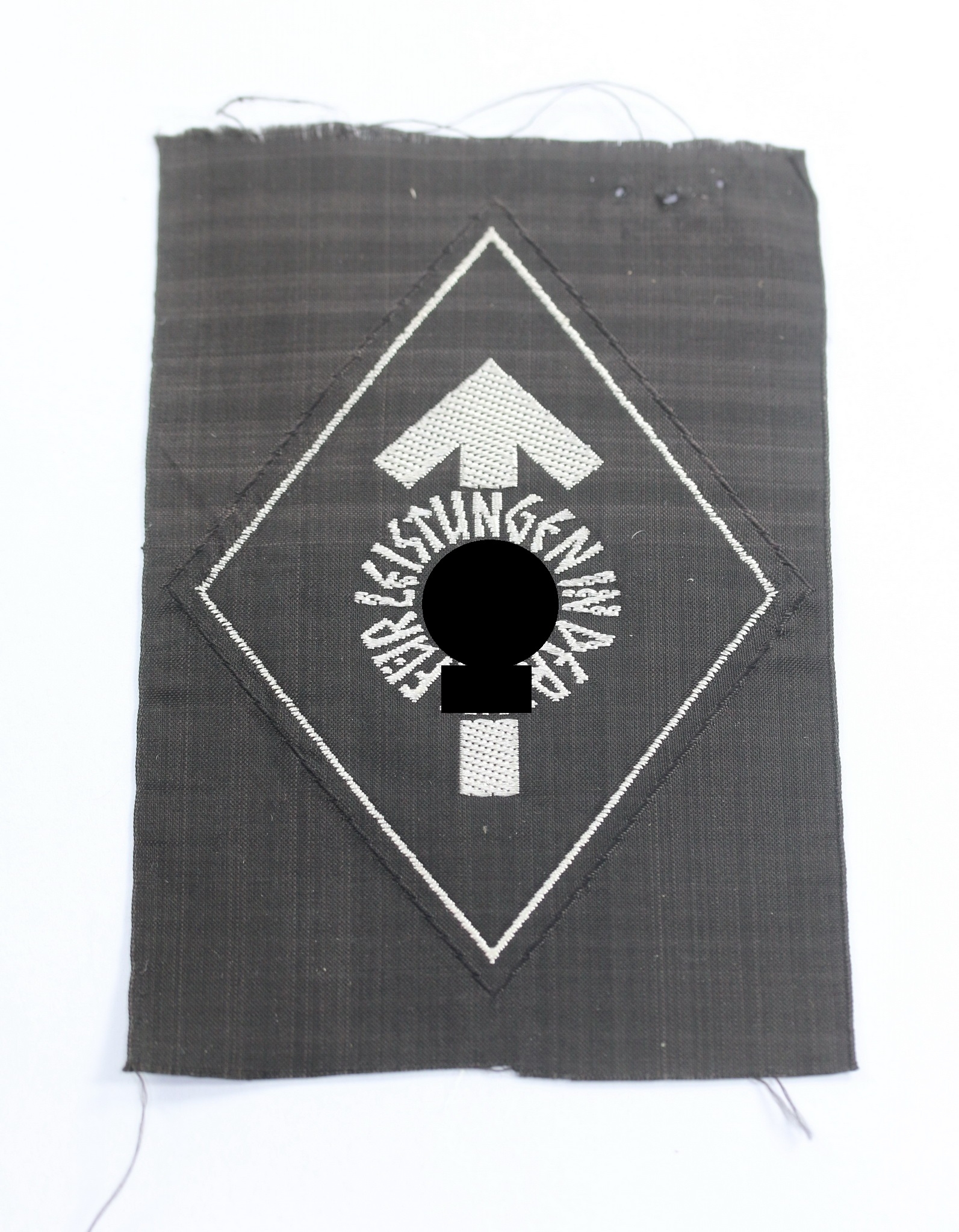 Hitler Youth (HJ), Cloth Silver Achievement Badge. Maker RZM Etikette M4/134 – Bild 1