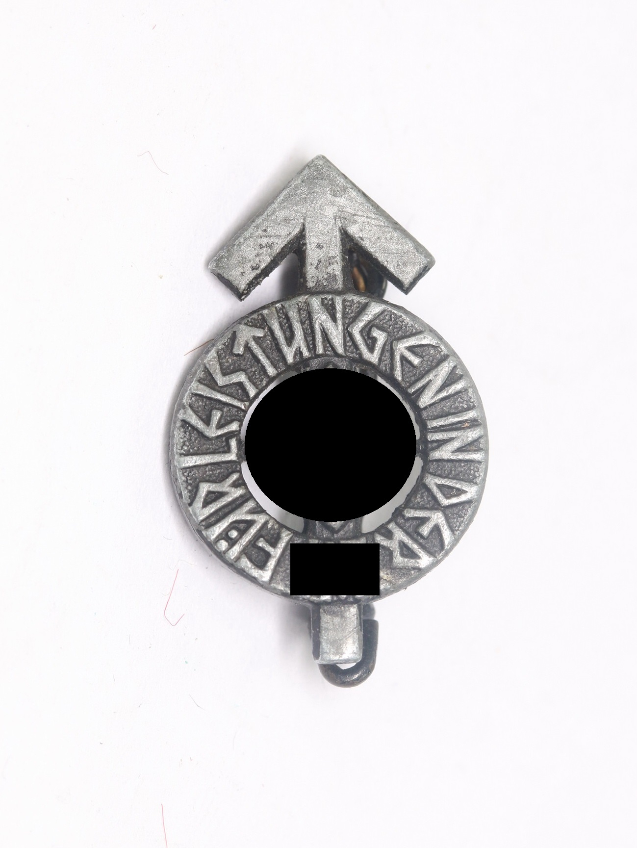 Hitler Youth (HJ), 16 mm Miniature Black Achievement Badge. Maker RZM M1/36 (Berg & Nolte, Lüdenscheid) – Bild 1