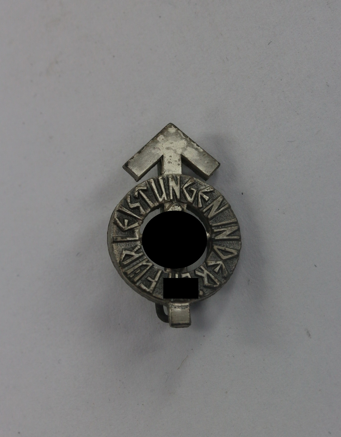 Hitler Youth (HJ), 16mm Miniature Silver Achievement Badge. Maker RZM M1/34 (Karl Wurster, Markneukirchen) – Bild 1