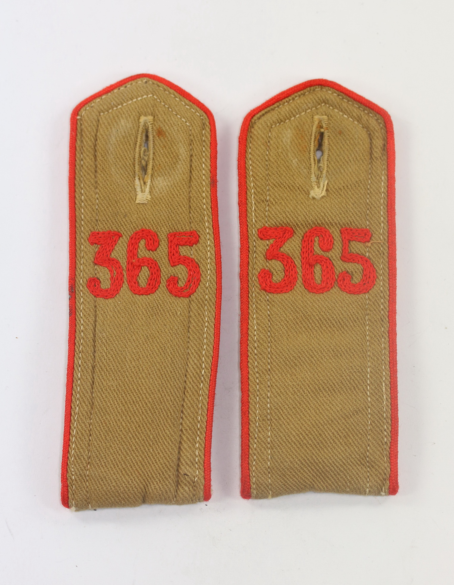 Hitler Youth (HJ), Pair of Shoulder Straps for Bann 365 (Süd Württemberg) – Bild 1