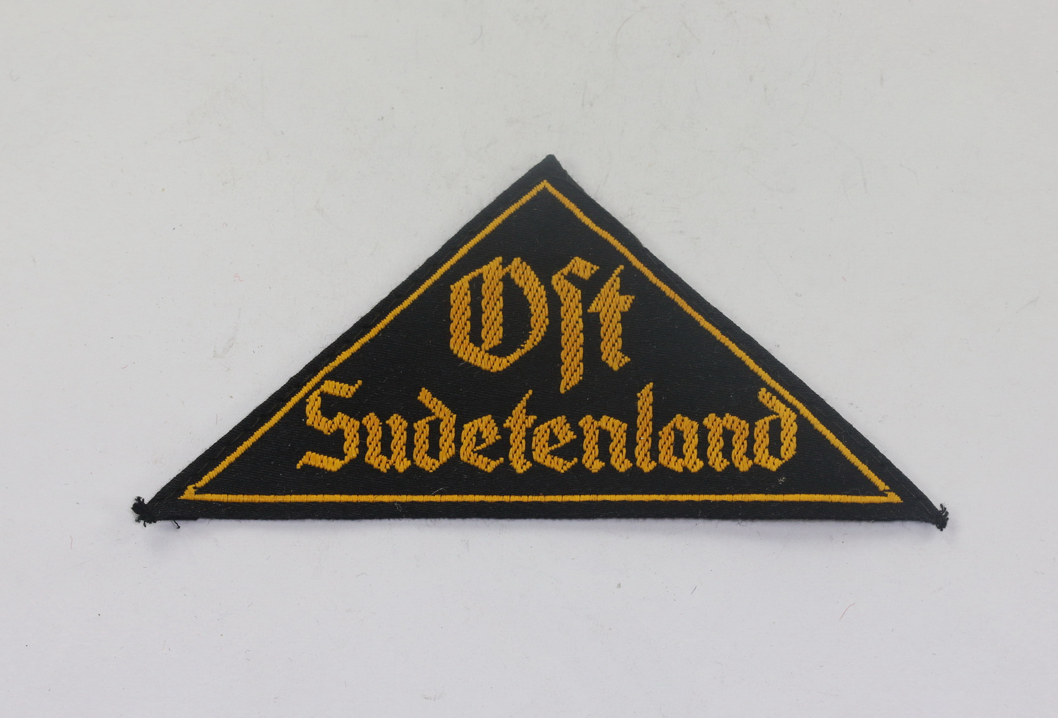 Hitler Youth (HJ), Area Triangle "Ost Sudetenland" with RZM Paper Tag. – Bild 1