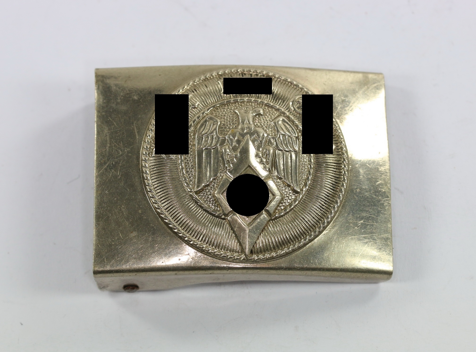 Hitlerjugend (HJ), Koppelschloss, Hst. A Ges. Gesch. und Overhoff & Cie (!) – Bild 1