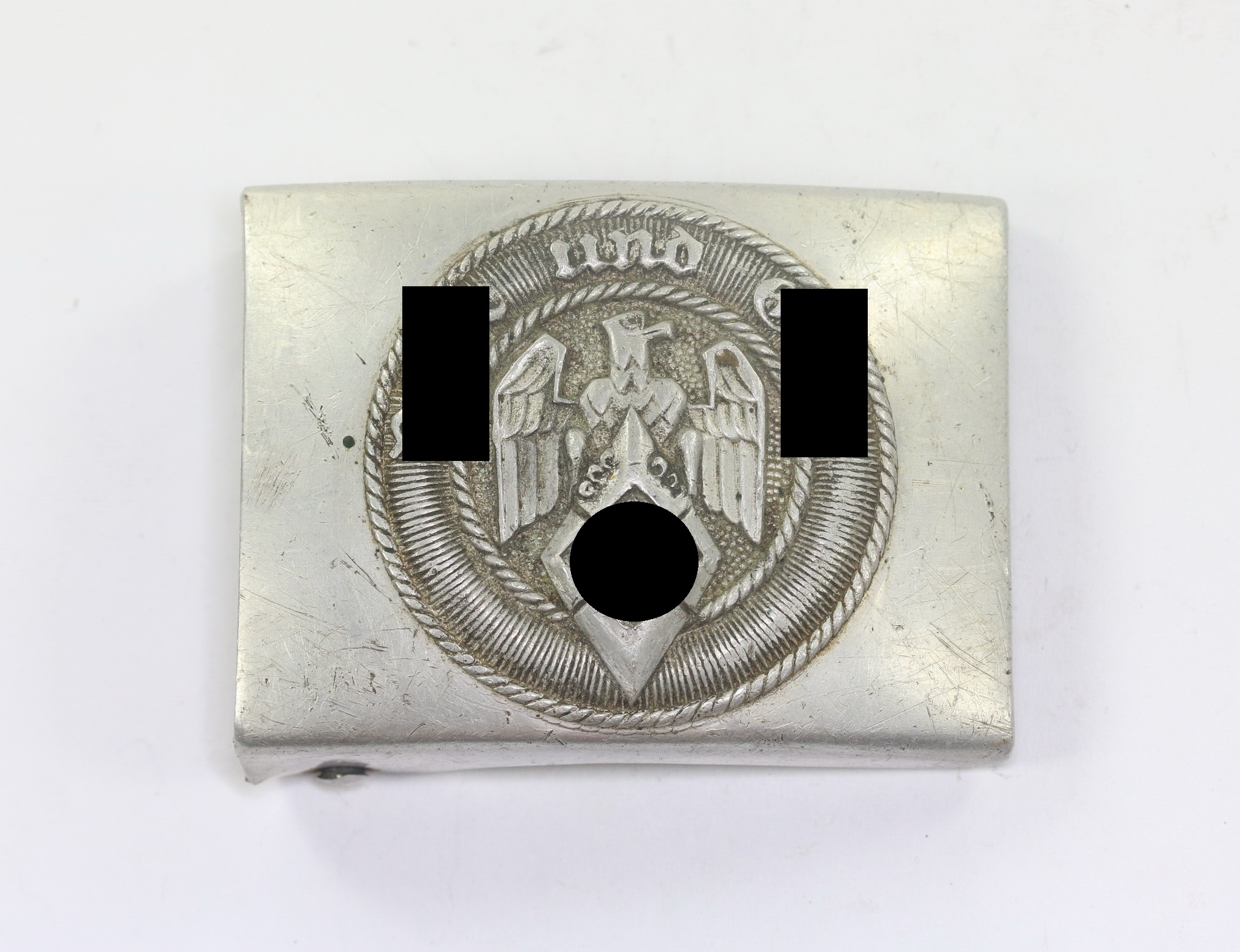 hitlerjugend_hj_koppelschloss_hst Hitler Youth (HJ), Belt Buckle. Maker RZM M4/101. (Dominik Schönbaumsfelds & Sohn, Wien) – Bild 1