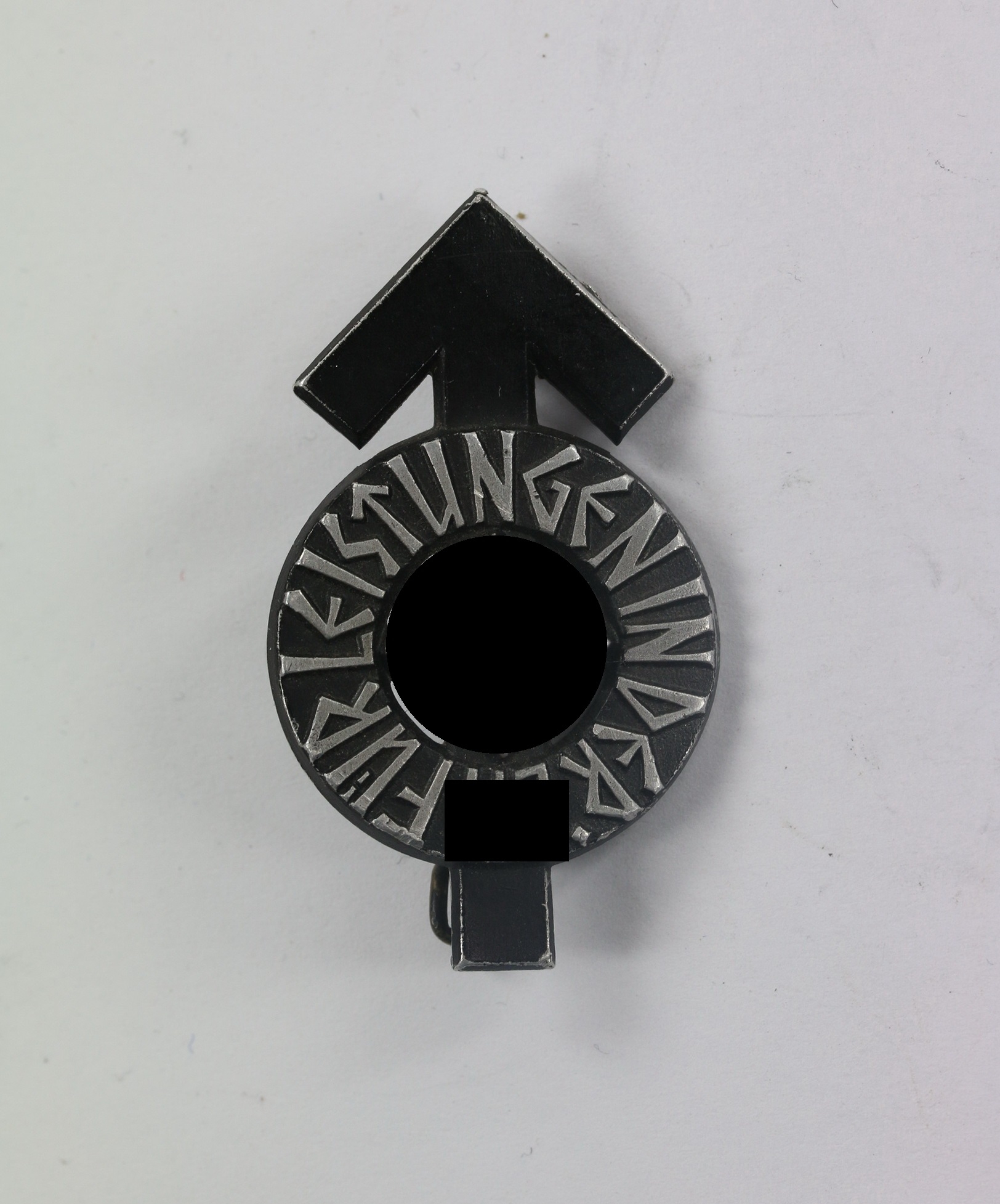 Hitler Youth (HJ), Black Achievement Badge. Maker RZM M1/101 (Gustav Brehmer, Markneukirchen) – Bild 1