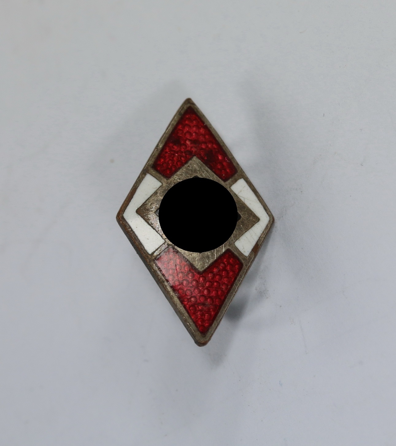 hitlerjugend_hj_mitgliedsabzeichen_hst Hitlerjugend (HJ), Mitgliedsabzeichen, Hst. RZM M1/6. – Bild 1