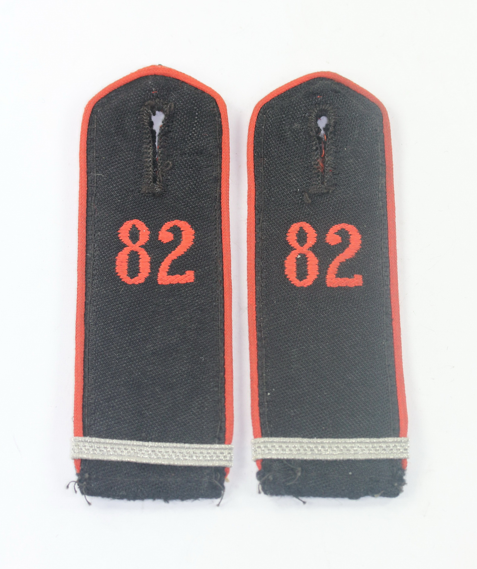 Hitlerjugend (HJ), Paar Schulterklappen Rottenführer Bann 82 (Göttingen, Niedersachsen), mit RZM Etikette – Bild 1