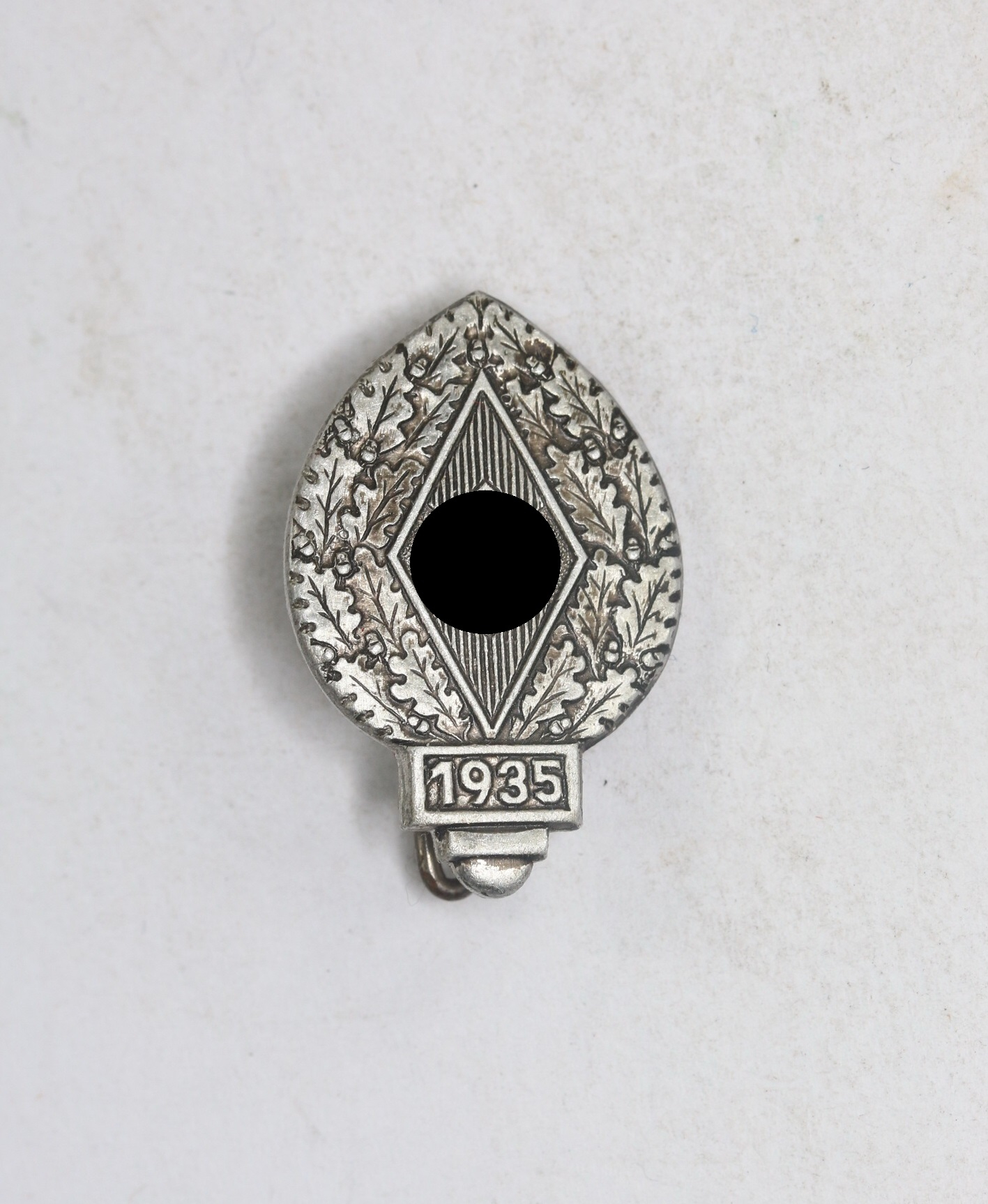 hitlerjugend_hj_siegerabzeichen_1935_hst Hitler Youth (HJ), Victor Badge 1935. Maker FR. Zimmermann Stuttgart – Bild 1