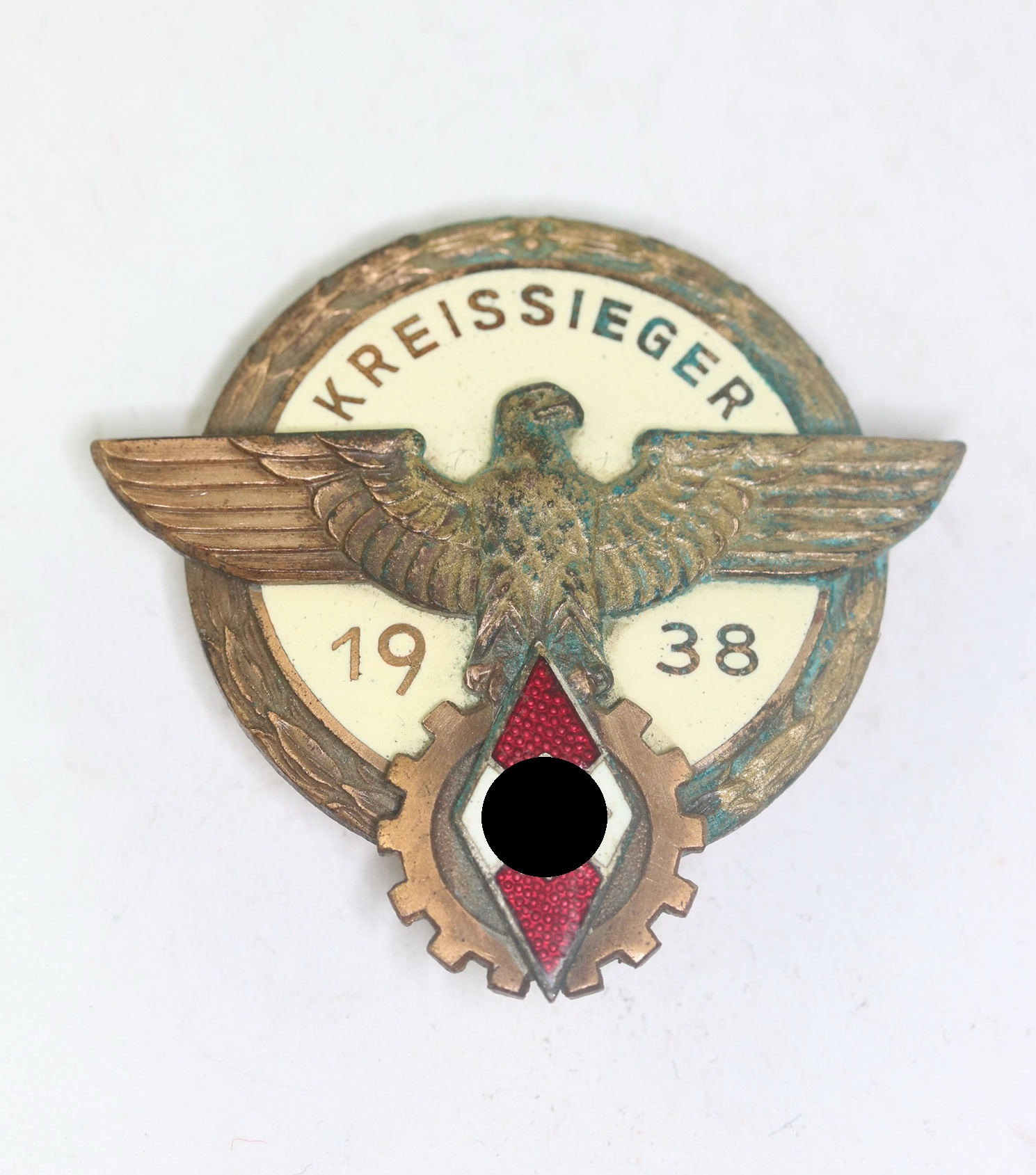 hj_kreissieger_1938_hst HJ National Trade Competition 1938, Kreissieger. Maker G. Brehmer Markneukirchen – Bild 1