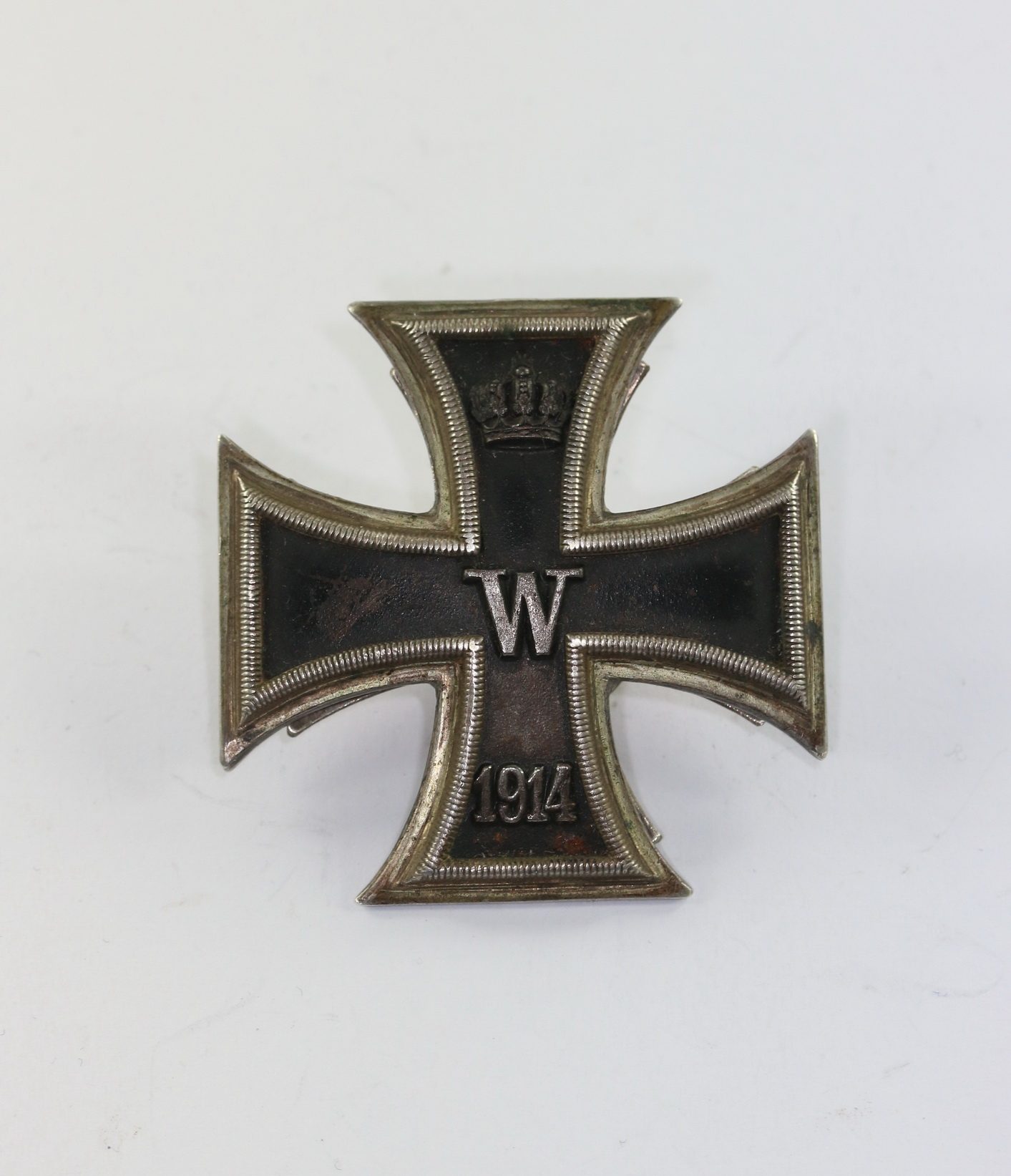 img_0212_bildgr_e_ndern_1 Eisernes Kreuz 1. Klasse 1914, Hst. Meybauer, Silber an Scheibe und Mutter – Bild 1