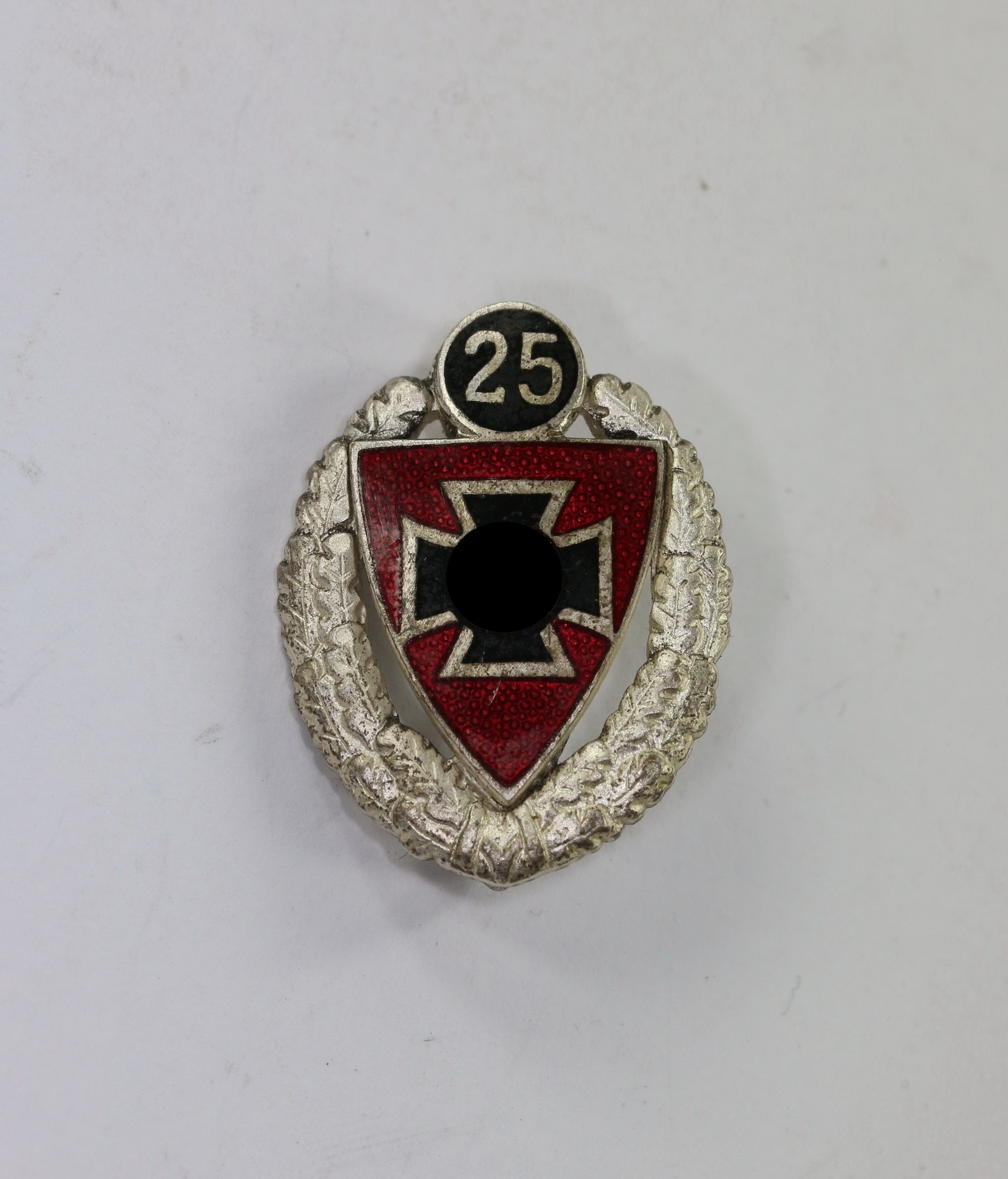 img_1508_bildgr_e_ndern_1_1 Nationalsozialistischer Reichskriegerbund (NSRKB) Silver Badge for 25 Years Membership. – Bild 1