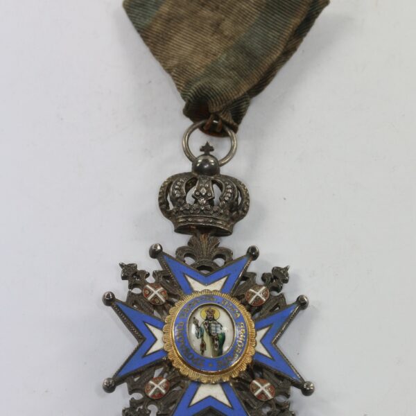 Serbien, St. Sava Orden Ritterkreuz, 2. Modell 1883