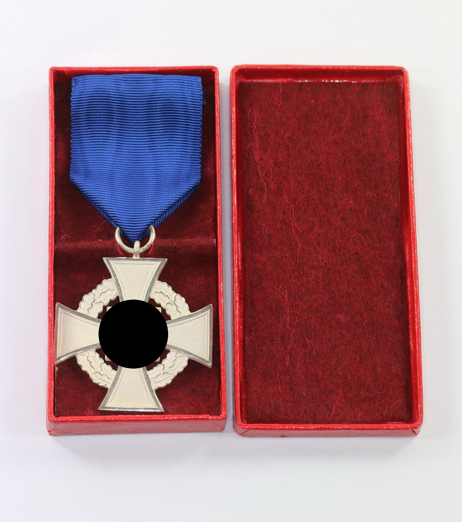 img_1661_bildgr_e_ndern_2 Cased Silver Civil Loyal Service Cross for 25 Years. – Bild 1