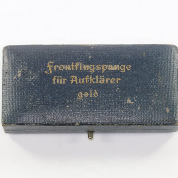 Etui Frontflugspange für Aufklärer Gold