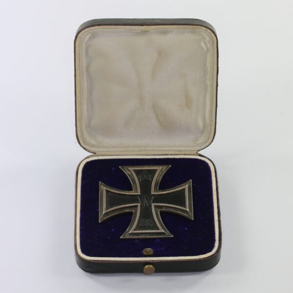Eisernes Kreuz 1. Klasse 1914, Hersteller WS, im Etui