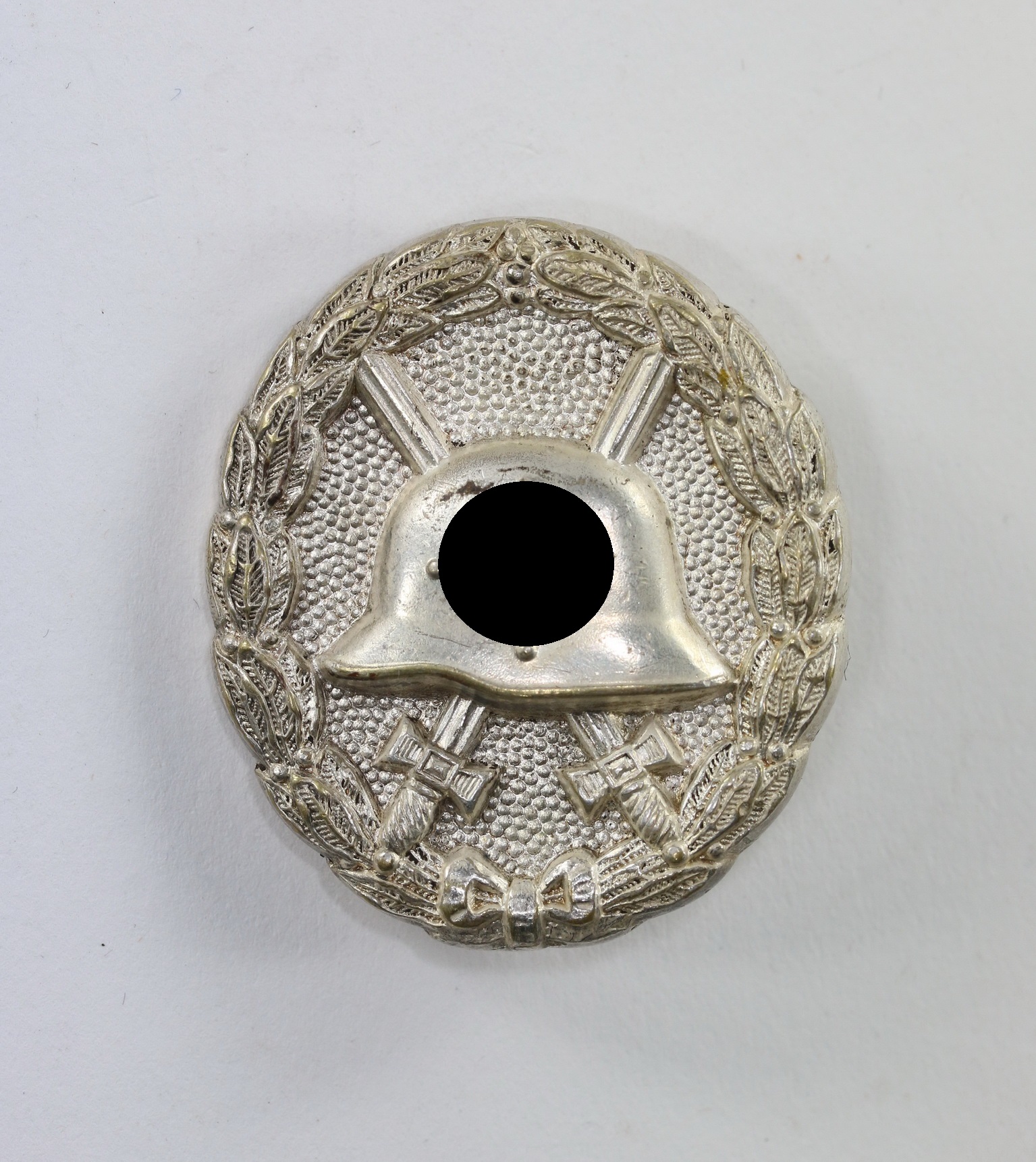 img_5742_bildgr_e_ndern_2 Verwundetenabzeichen in Silber, 1. Form hohl verbödet (!) – Bild 1