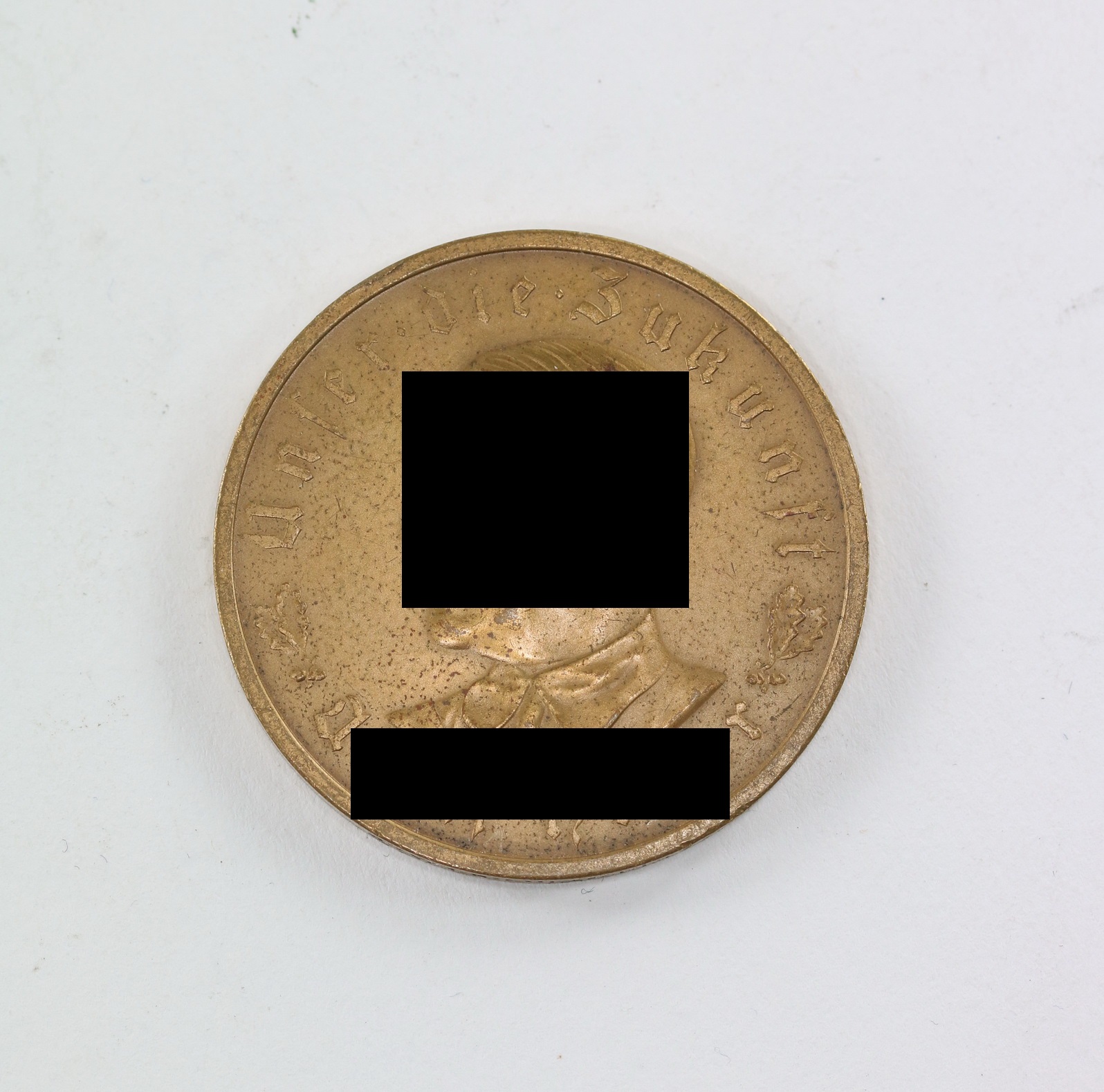 img_5893_bildgr_e_ndern_1 Medaille, "Adolf Hitler Unser die Zukunft", Bayrisches Hauptmünzamt – Bild 1