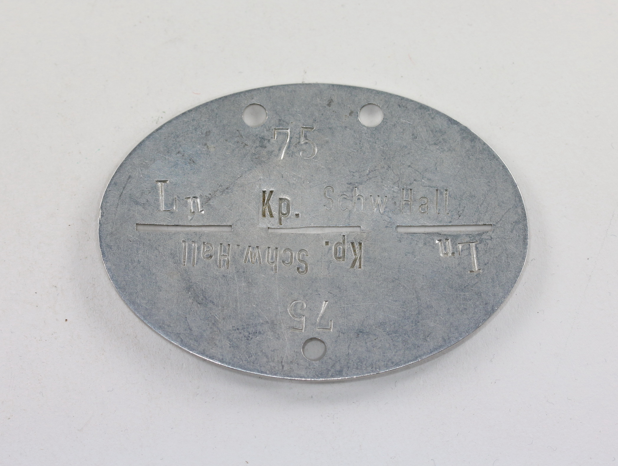 img_6753_bildgr_e_ndern Luftwaffe Identity Disc, Luftnachrichten Schwäbisch Hall. – Bild 1