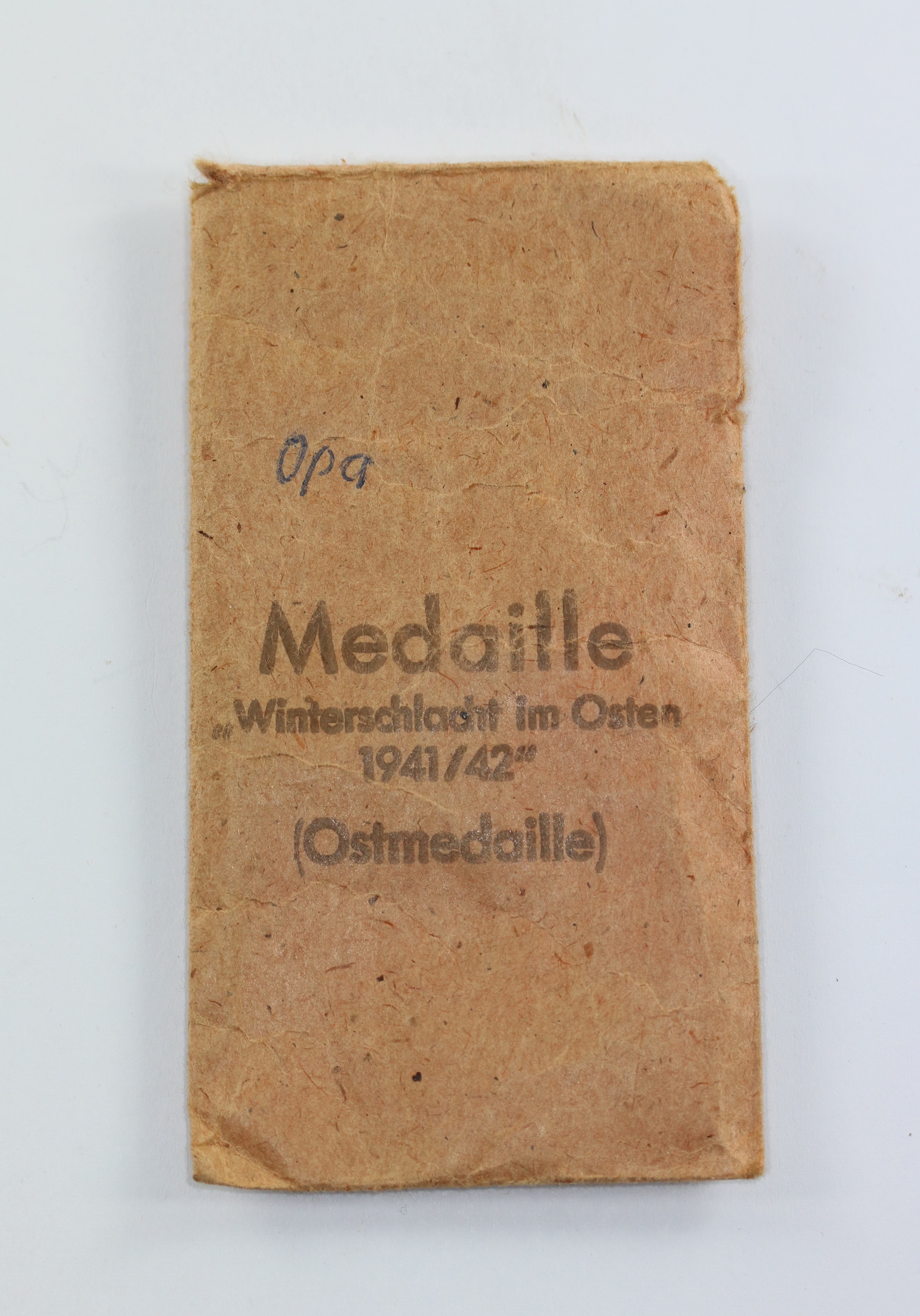img_8116_bildgr_e_ndern_2 Envelope for the Eastern Front Medal. Maker Klein & Quenzer. – Bild 1