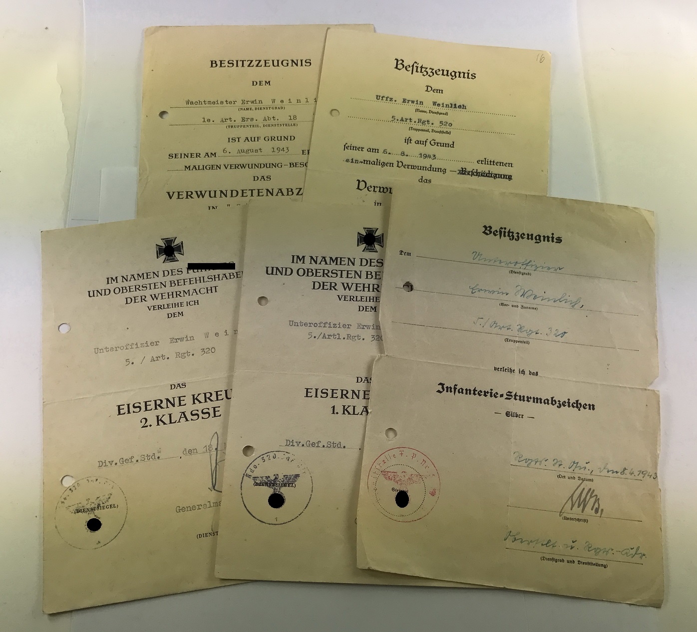 img_9248_bildgr_e_ndern_2 Document Group Unteroffizier Erwin Weinlich. – Bild 1