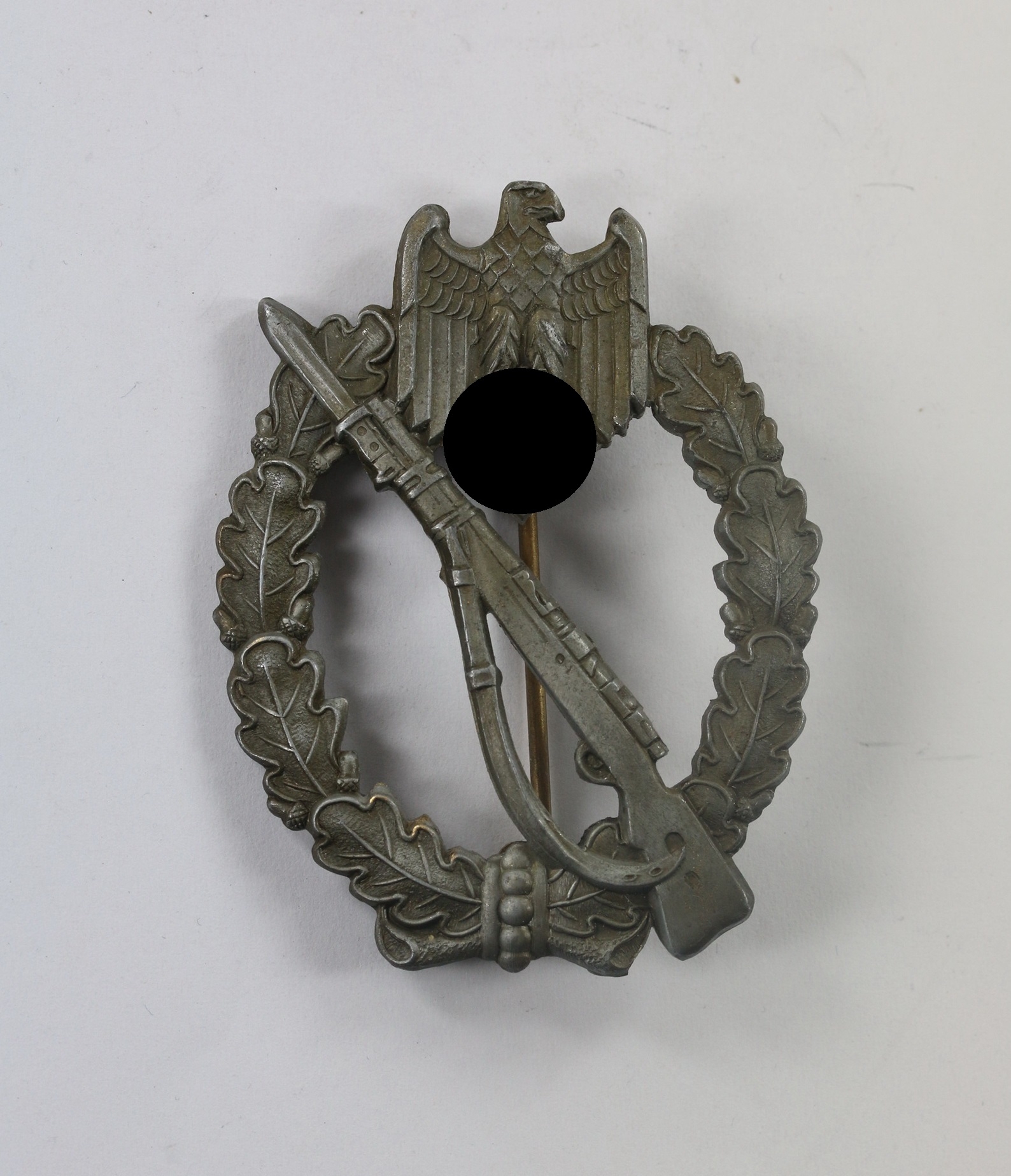 infanterie_sturmabzeichen_in_bronze_alois_rettenmaier_schw_bisch_gm_nd_1__1_4nd Bronze Infantry Assault Badge. Type Alois Rettenmaier, Schwäbisch Gmünd – Bild 1