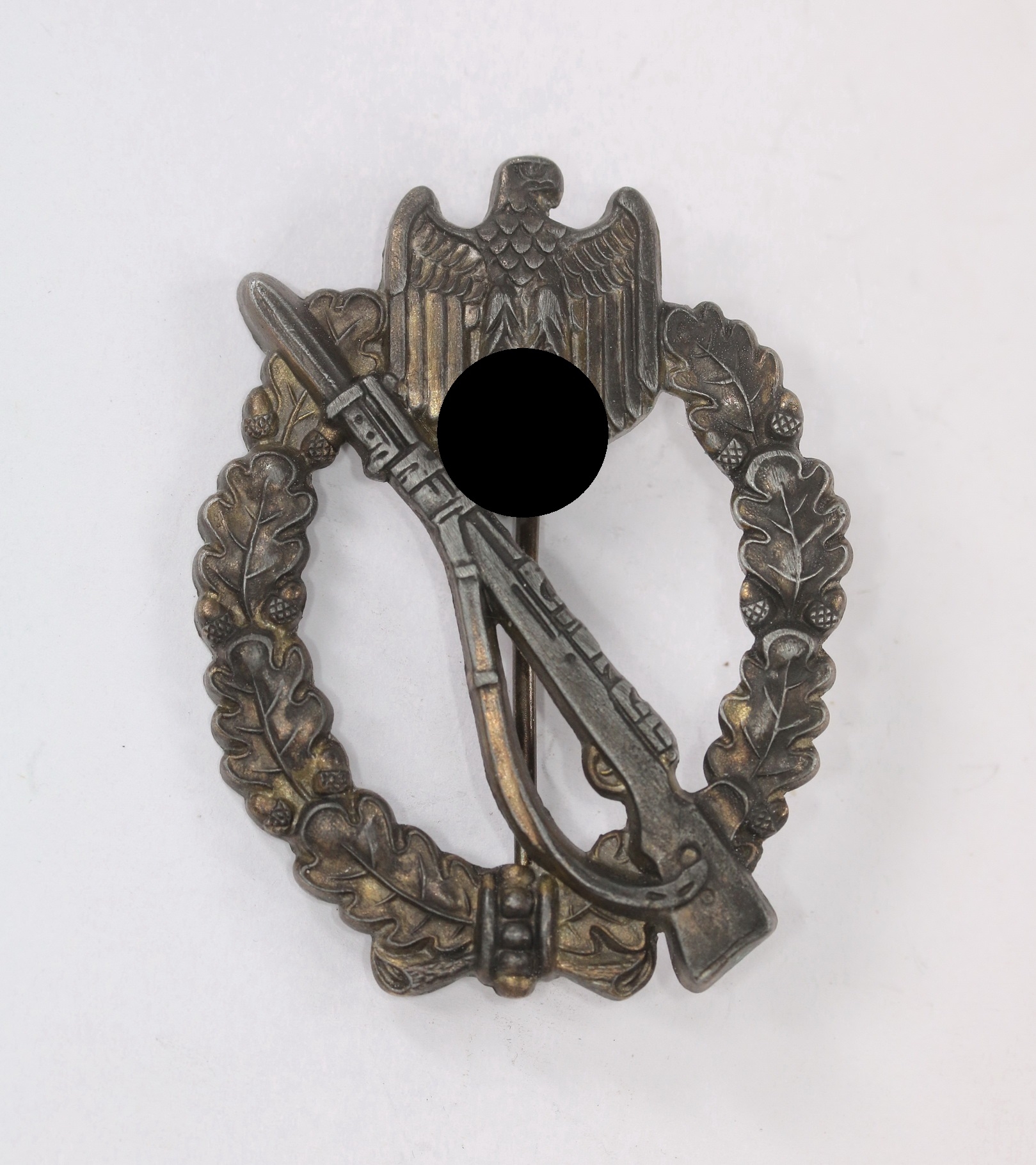 infanterie_sturmabzeichen_in_bronze_assmann_1_1__1 Bronze Infantry Assault Badge. Type Assmann 1. – Bild 1
