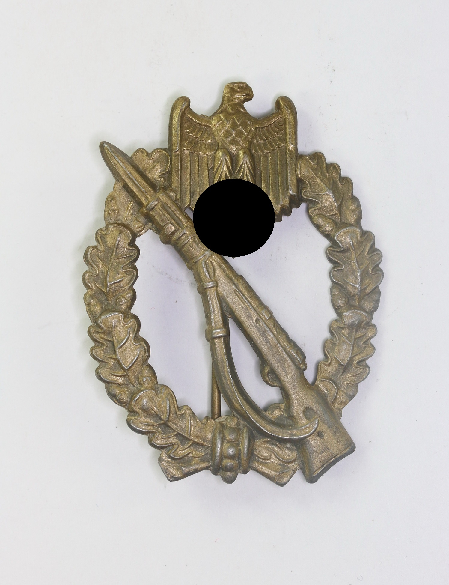 Bronze Infantry Assault Badge. Maker ÜÜ ( E.F. Wiedmann, Frankfurt am Main) – Bild 1