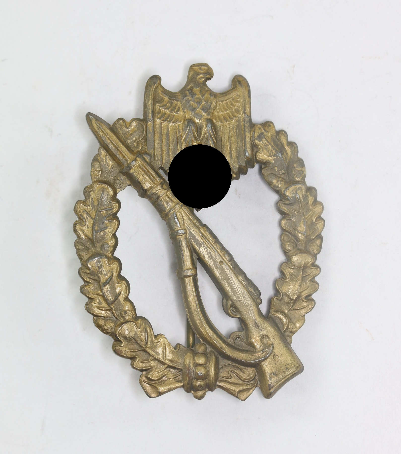 Bronze Infantry Assault Badge. Maker ÜÜ ( E.F. Wiedmann, Frankfurt am Main) – Bild 1