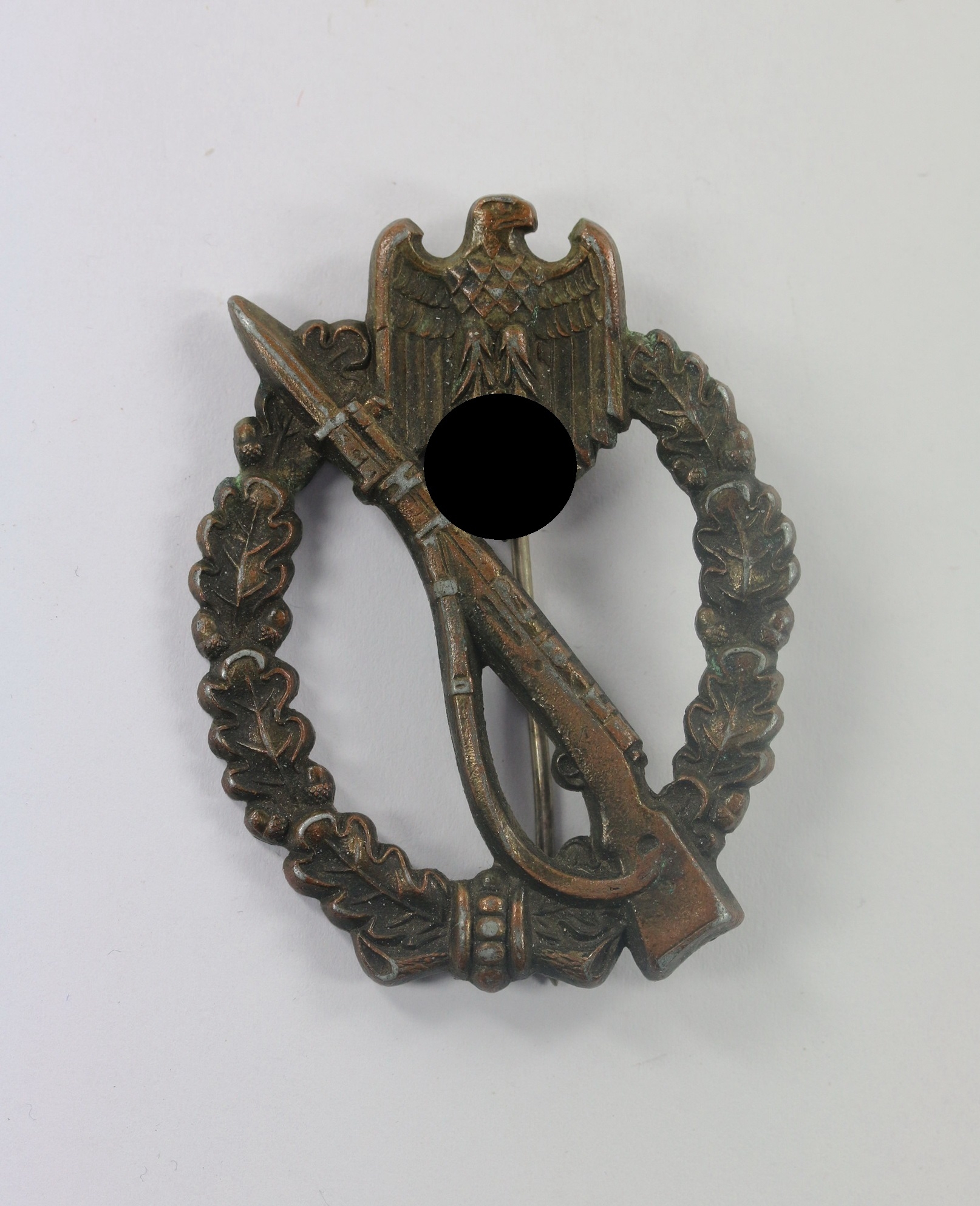 infanterie_sturmabzeichen_in_bronze_hst Infanterie Sturmabzeichen in Bronze, Hst. GWL (Gebrüder Wegerhoff, Lüdenscheid) – Bild 1