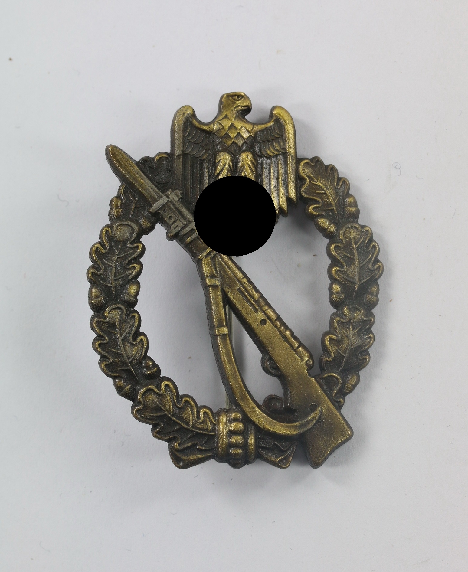 infanterie_sturmabzeichen_in_bronze_hst Infanterie Sturmabzeichen in Bronze, Hst. JFS (Josef Feix & Söhne, Gablonz) – Bild 1