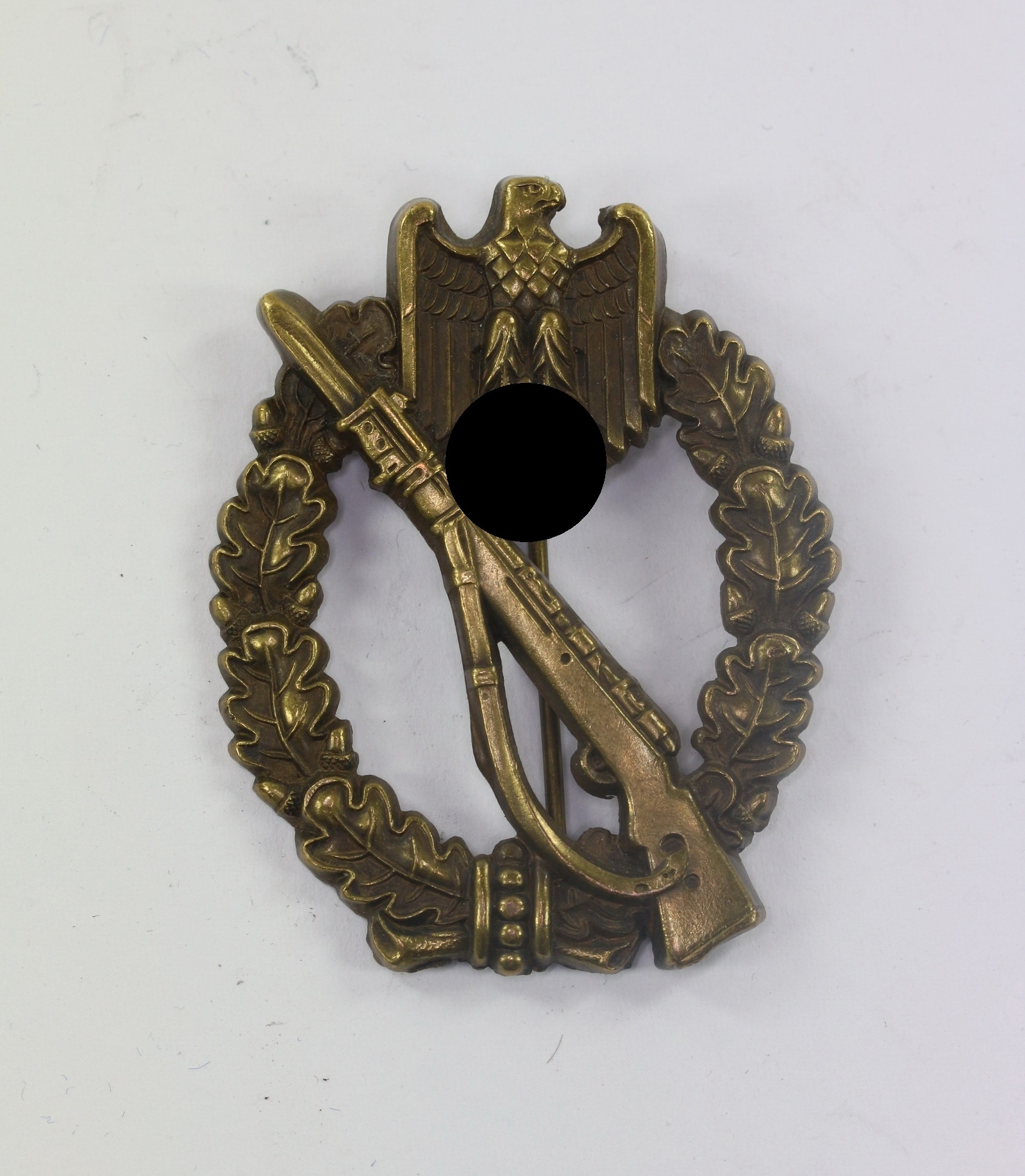 Bronze Infantry Assault Badge. Type Wilhelm Deumer, Lüdenscheid, Tombak. – Bild 1
