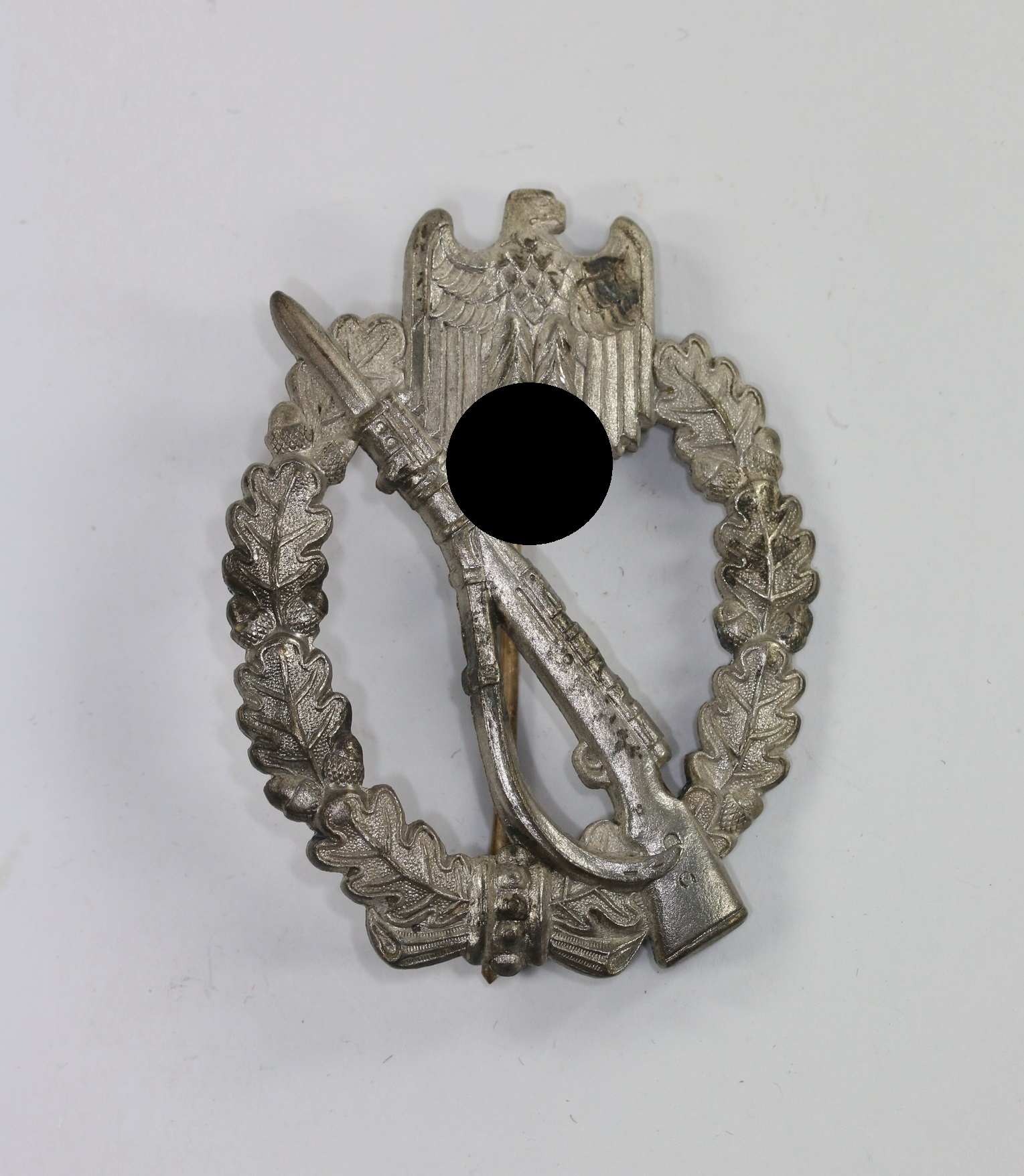 infanterie_sturmabzeichen_in_silbe_j Silver Infantry Assault Badge. Type J.B.u.Co. – Bild 1