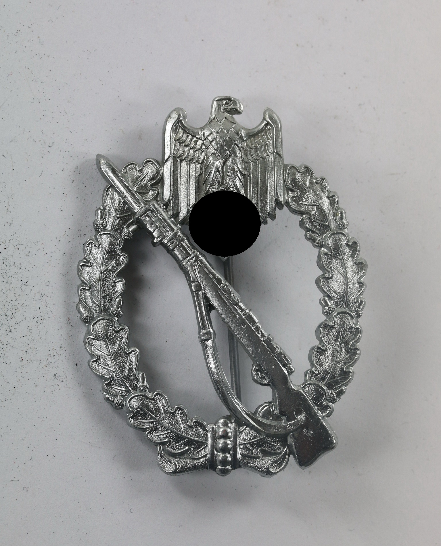 Silver Infantry Assault Badge. Type Alois Rettenmaier, "Broken Stem” – Bild 1