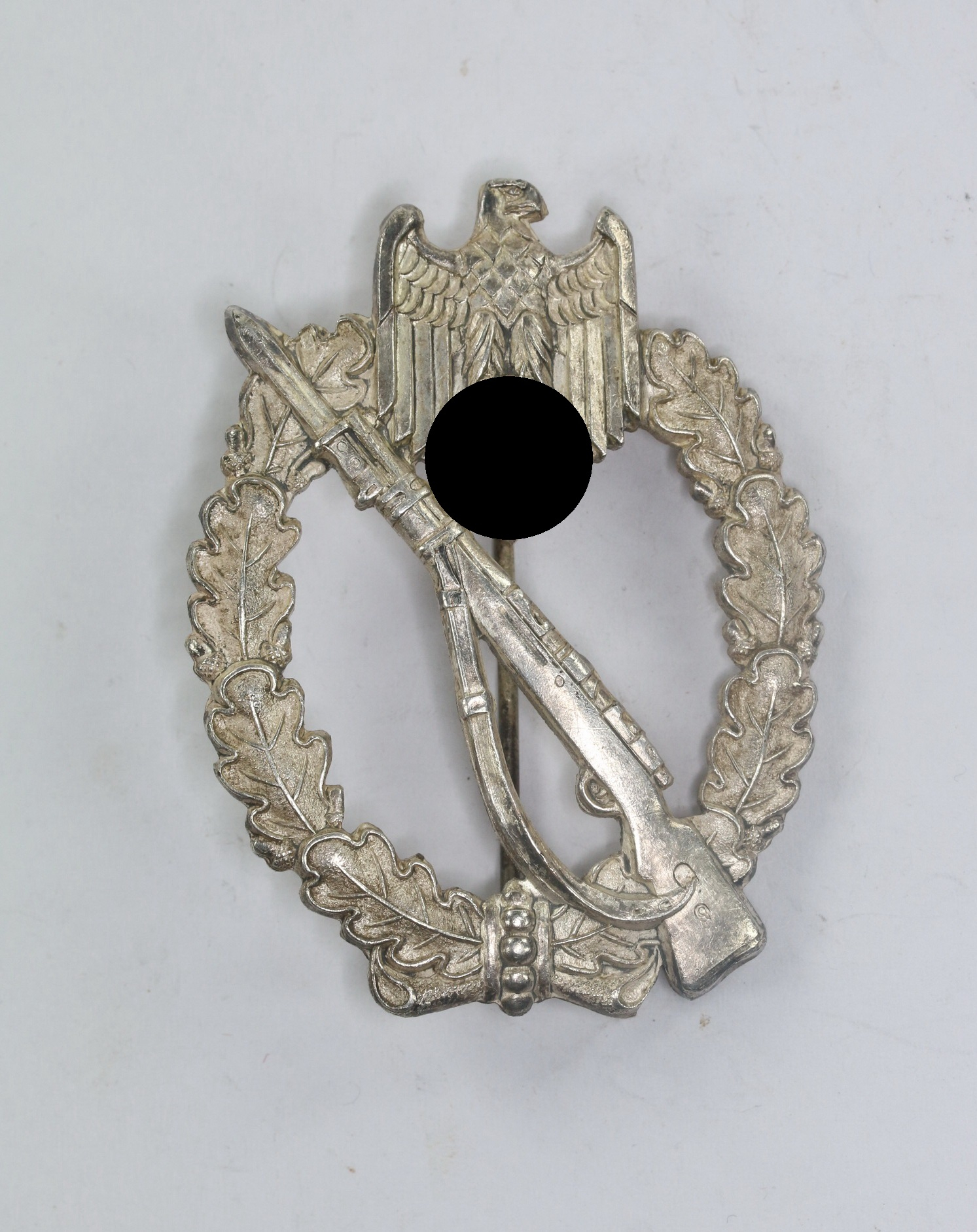 Silver Infantry Assault Badge. Type Alois Rettenmaier, "Broken Stem” – Bild 1
