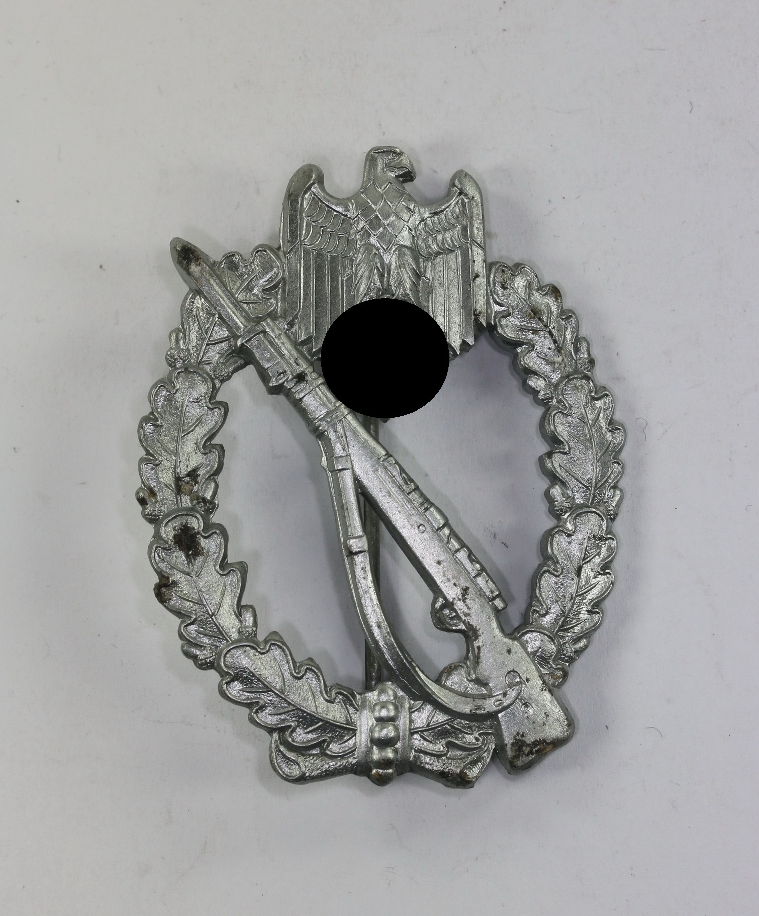 Infanterie Sturmabzeichen in Silber, Alois Rettenmaier, Typ 1, Broken Stem – Bild 1