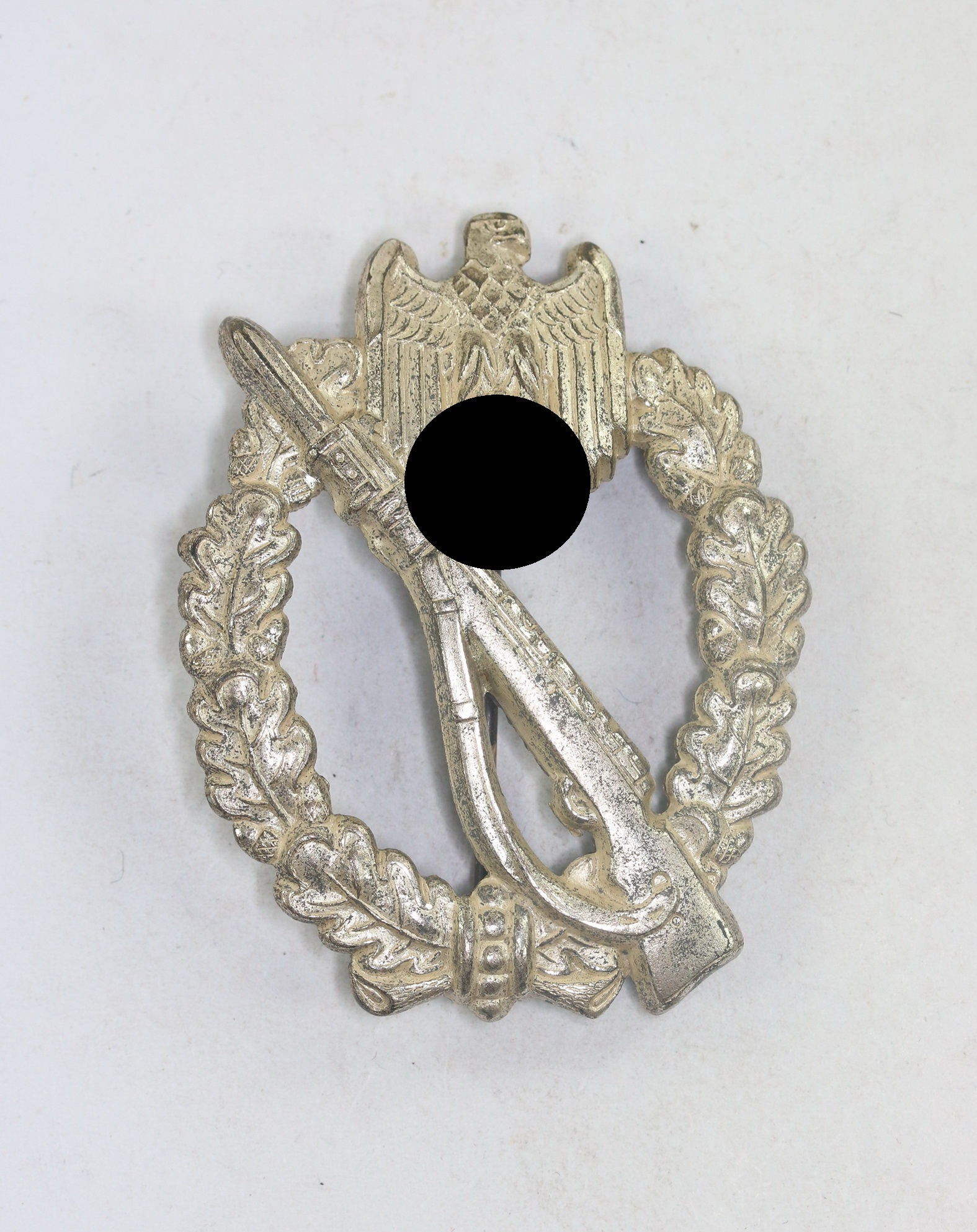 Infanterie Sturmabzeichen in Silber, Hst. A (Assmann & Söhne, Lüdenscheid) – Bild 1