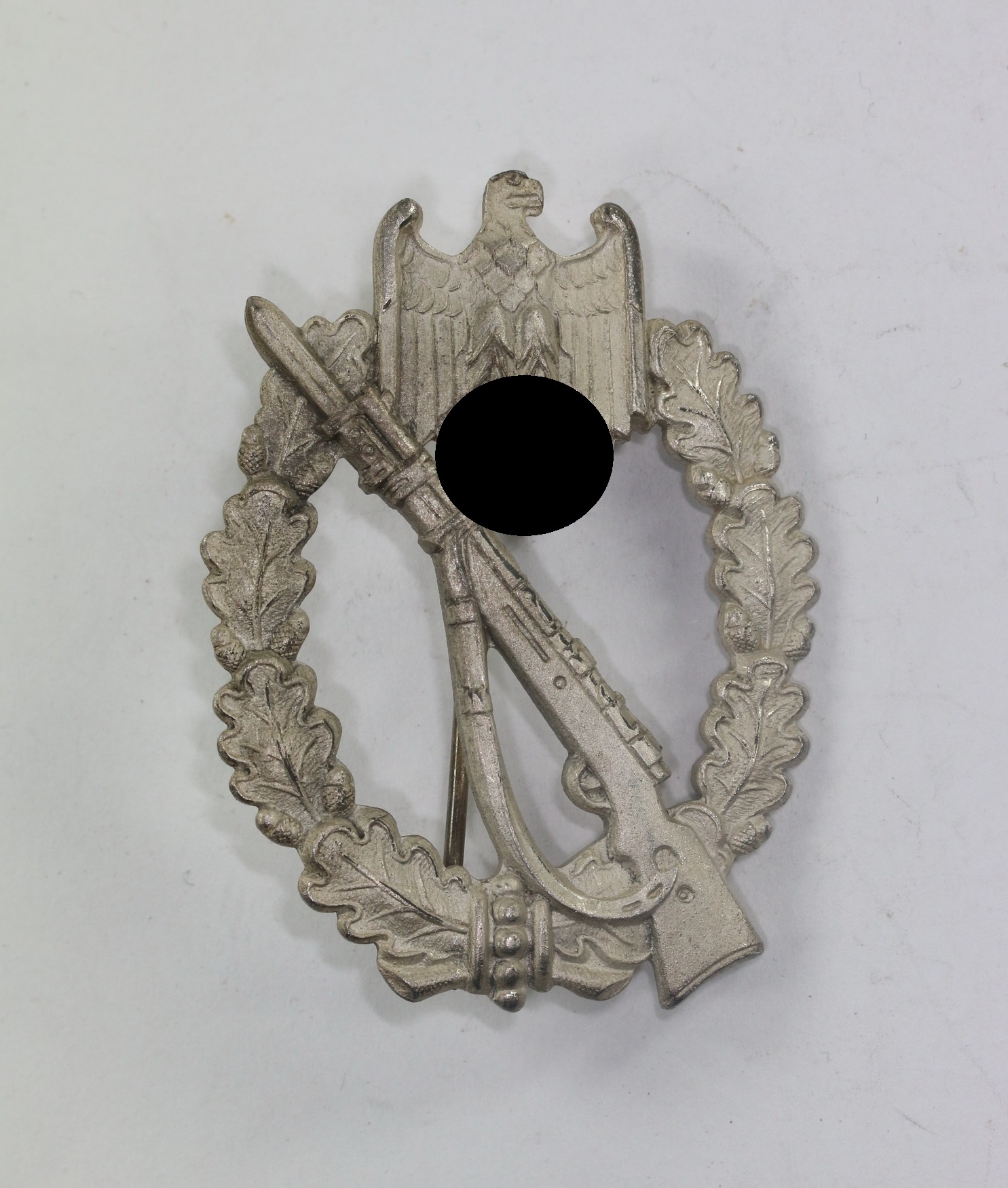 infanterie_sturmabzeichen_in_silber_hst Silver Infantry Assault Badge. Maker CW (Carl Wild, Hamburg). – Bild 1