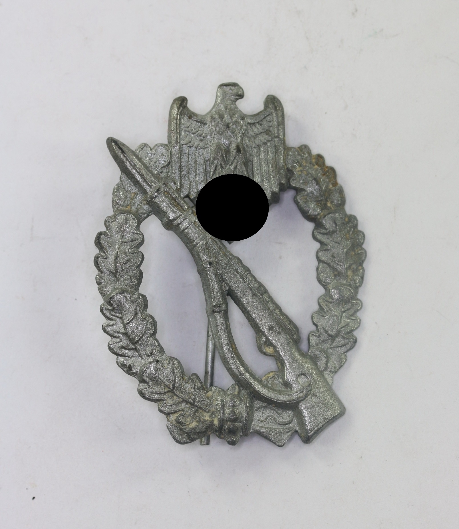 Silver Infantry Assault Badge. Maker ÜÜ (E.F. Wiedmann,mFrankfurt am Main). – Bild 1