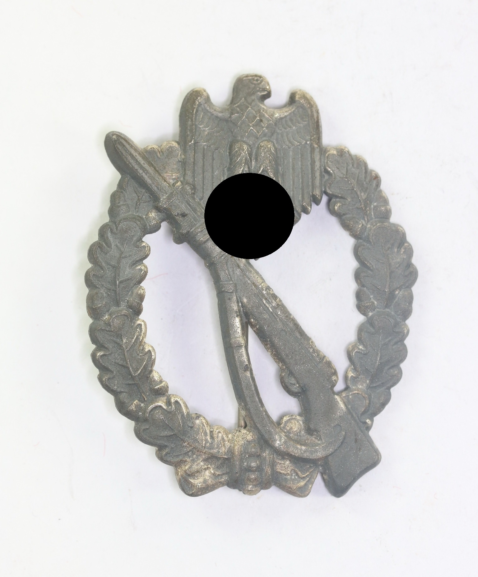 infanterie_sturmabzeichen_in_silber_hst Silver Infantry Assault Badge. Maker JFS (Hollow) – Bild 1