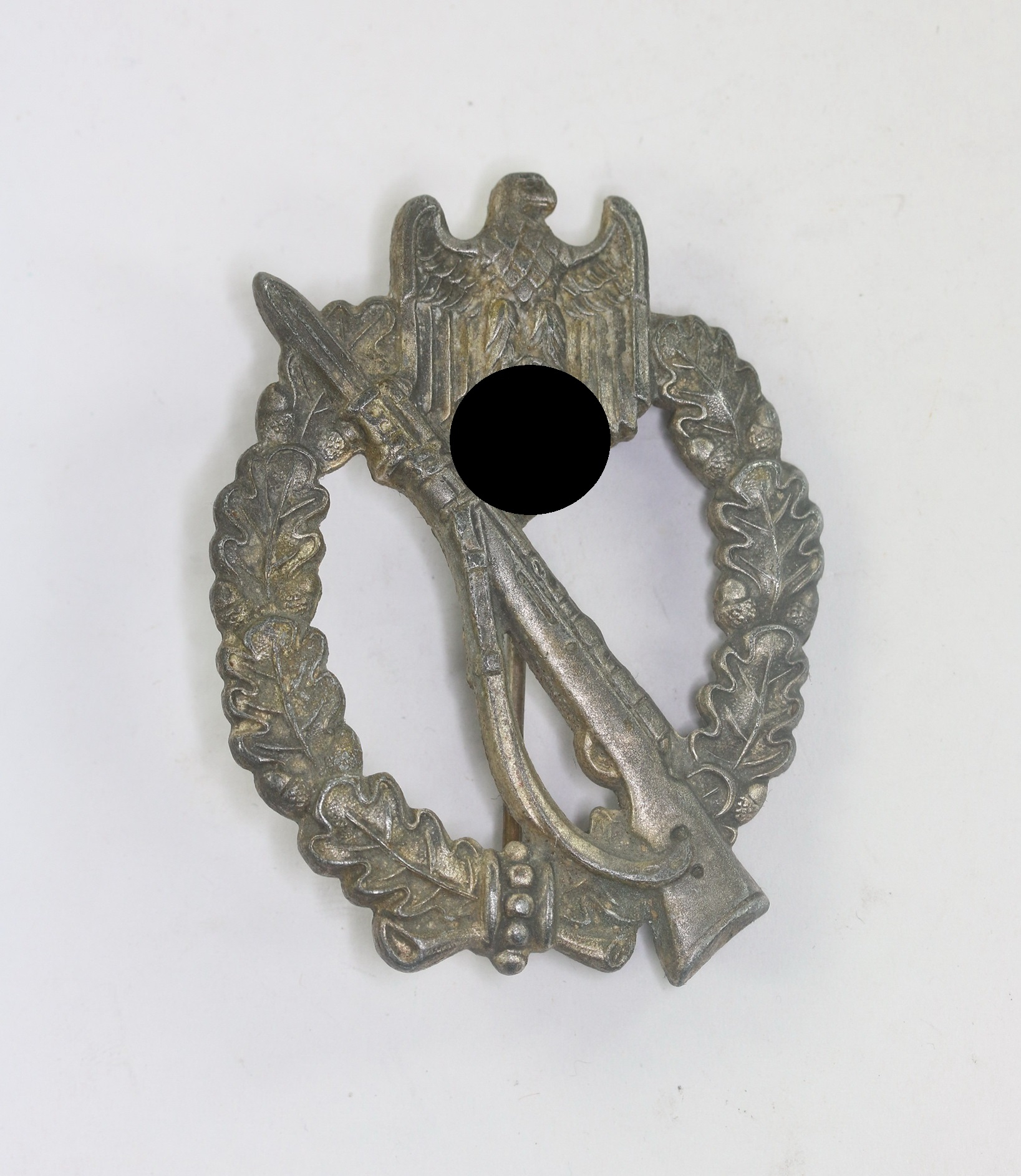 infanterie_sturmabzeichen_in_silber_hst Silver Infantry Assault Badge. Maker R.S. (Rudolf Souval, Wien) – Bild 1