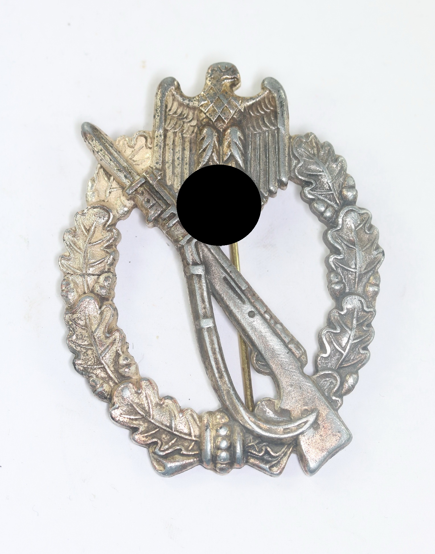 Silver Infantry Assault Badge. Maker R.S.S. (Richard Simm & Söhne, Gablonz) – Bild 1