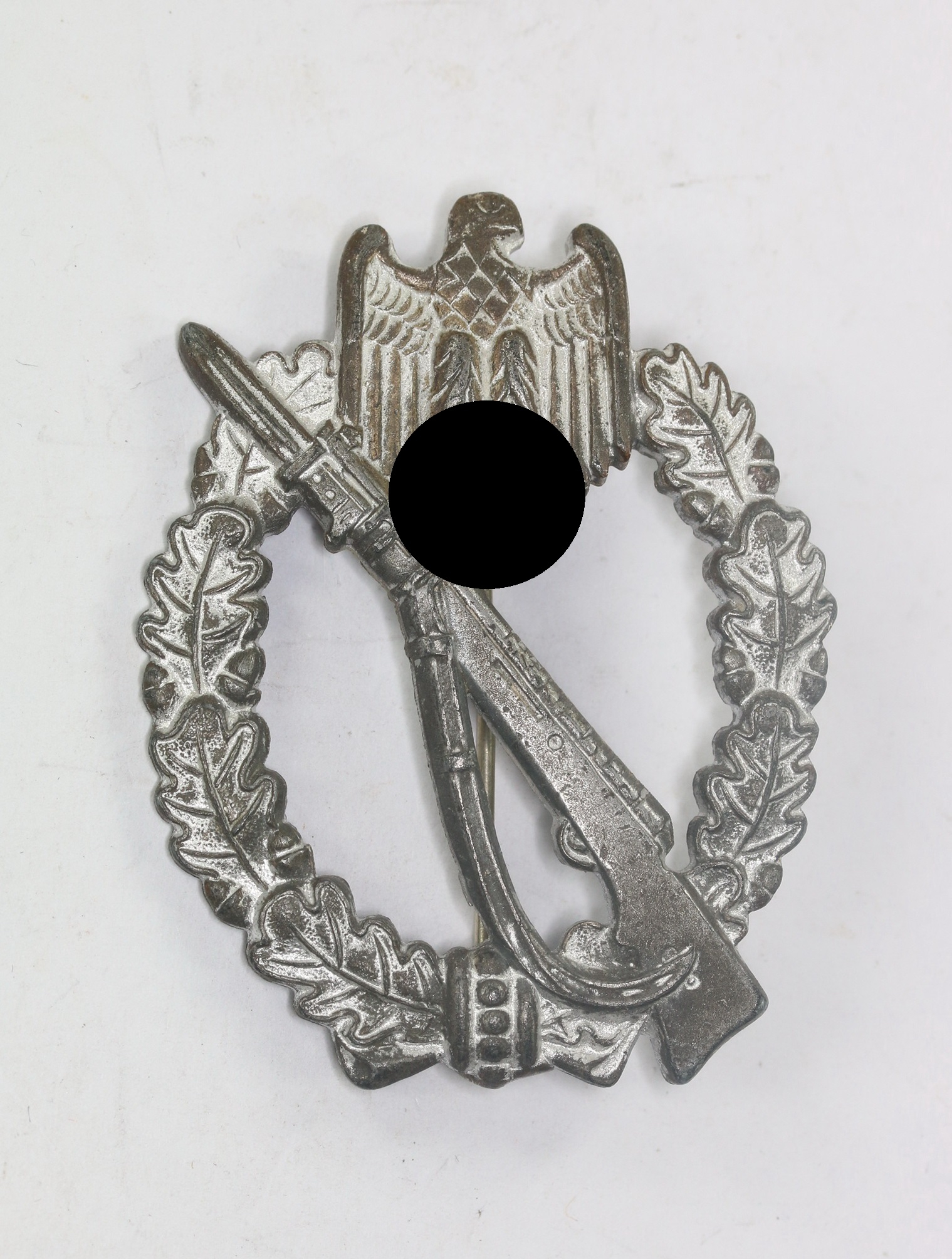 Silver Infantry Assault Badge. Maker R.S.S. (Richard Simm & Söhne, Gablonz) – Bild 1