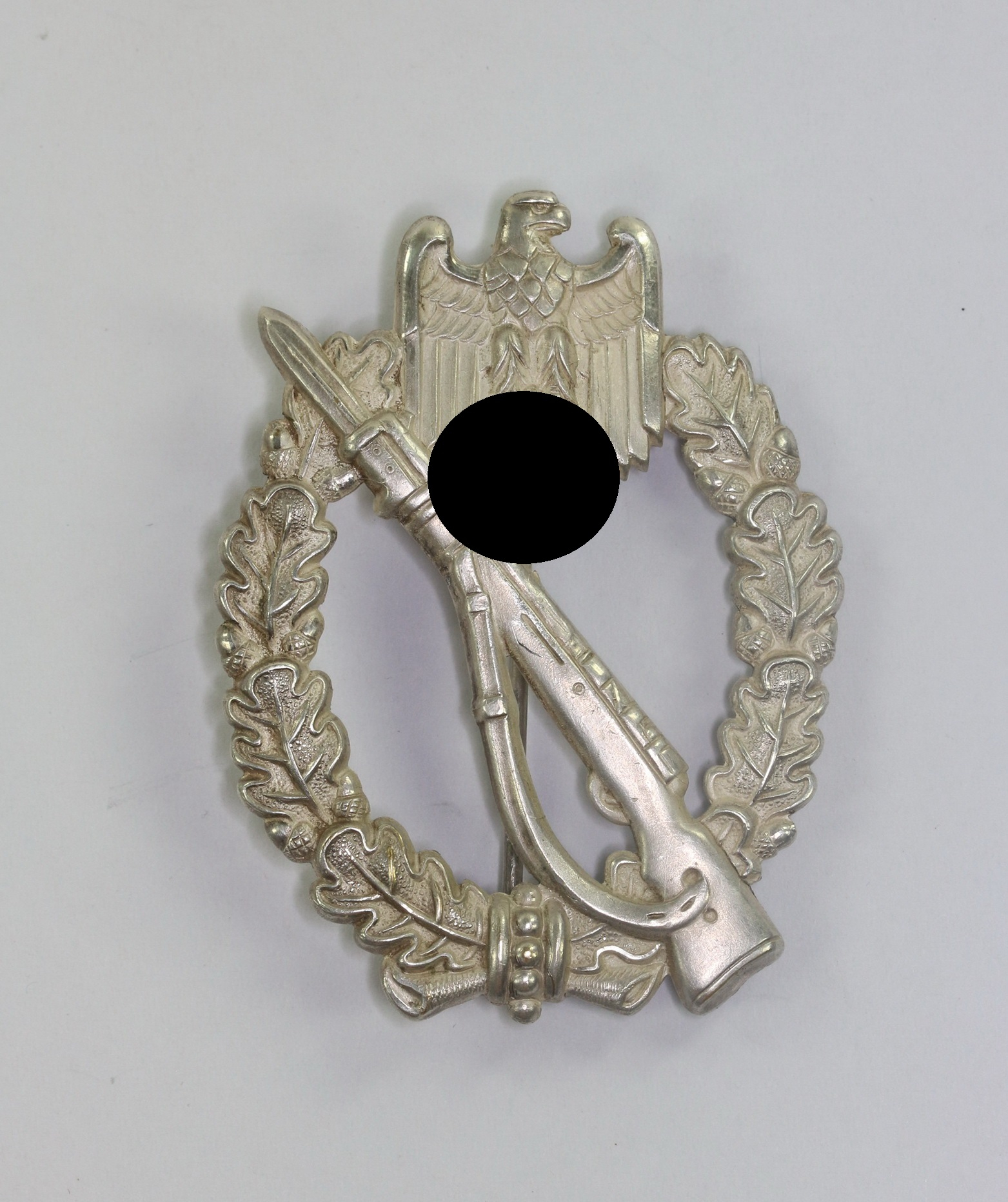 Silver Infantry Assault Badge. Type Otto Schickle, Pforzheim (Buntmetall) – Bild 1