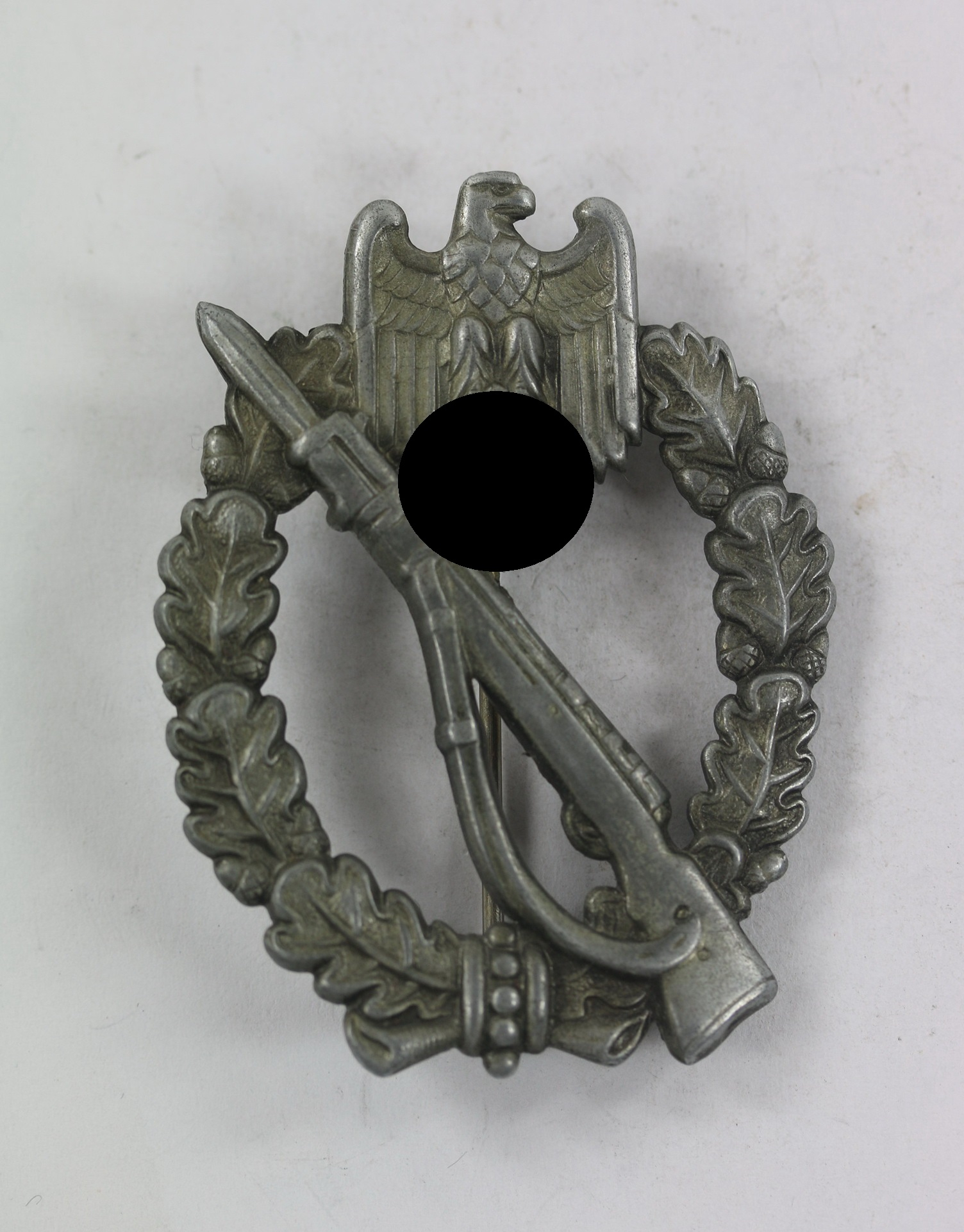 Silver Infantry Assault Badge. Type Otto Schickle, Pforzheim (Zink) – Bild 1