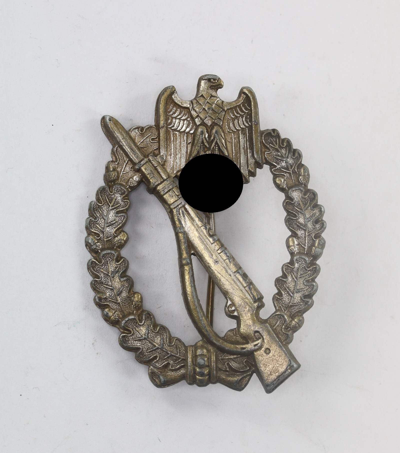 infanterie_sturmabzeichen_in_silber_steinhauer_l_ck_l_denscheid_1__1_4nd Silver Infantry Assault Badge. Type Steinhauer & Lück, Lüdenscheid. – Bild 1