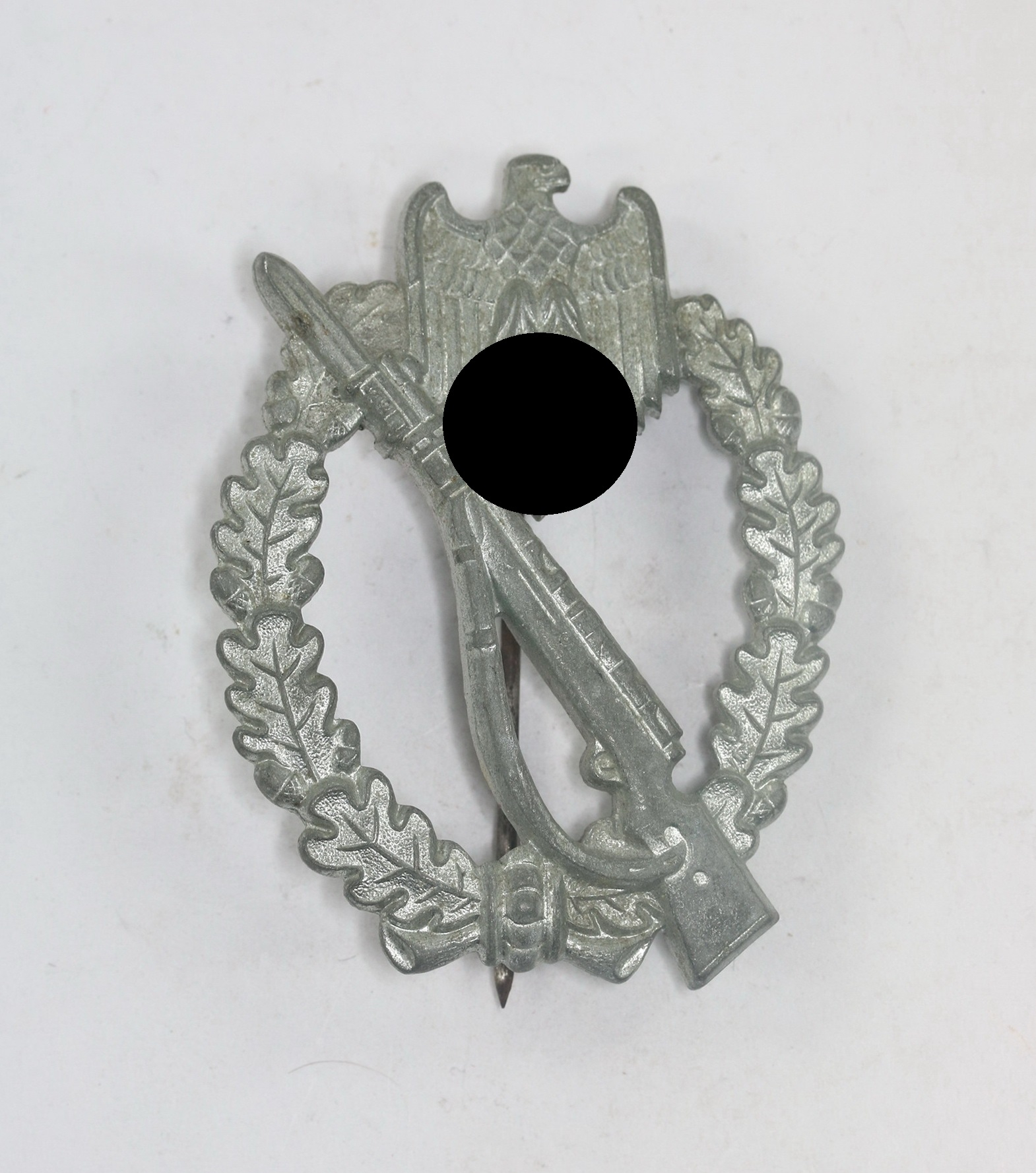infanterie_sturmabzeichen_in_silber_steinhauer_l_ck_l_denscheid_1__3_4nd Silver Infantry Assault Badge. Type Steinhauer & Lück, Lüdenscheid – Bild 1