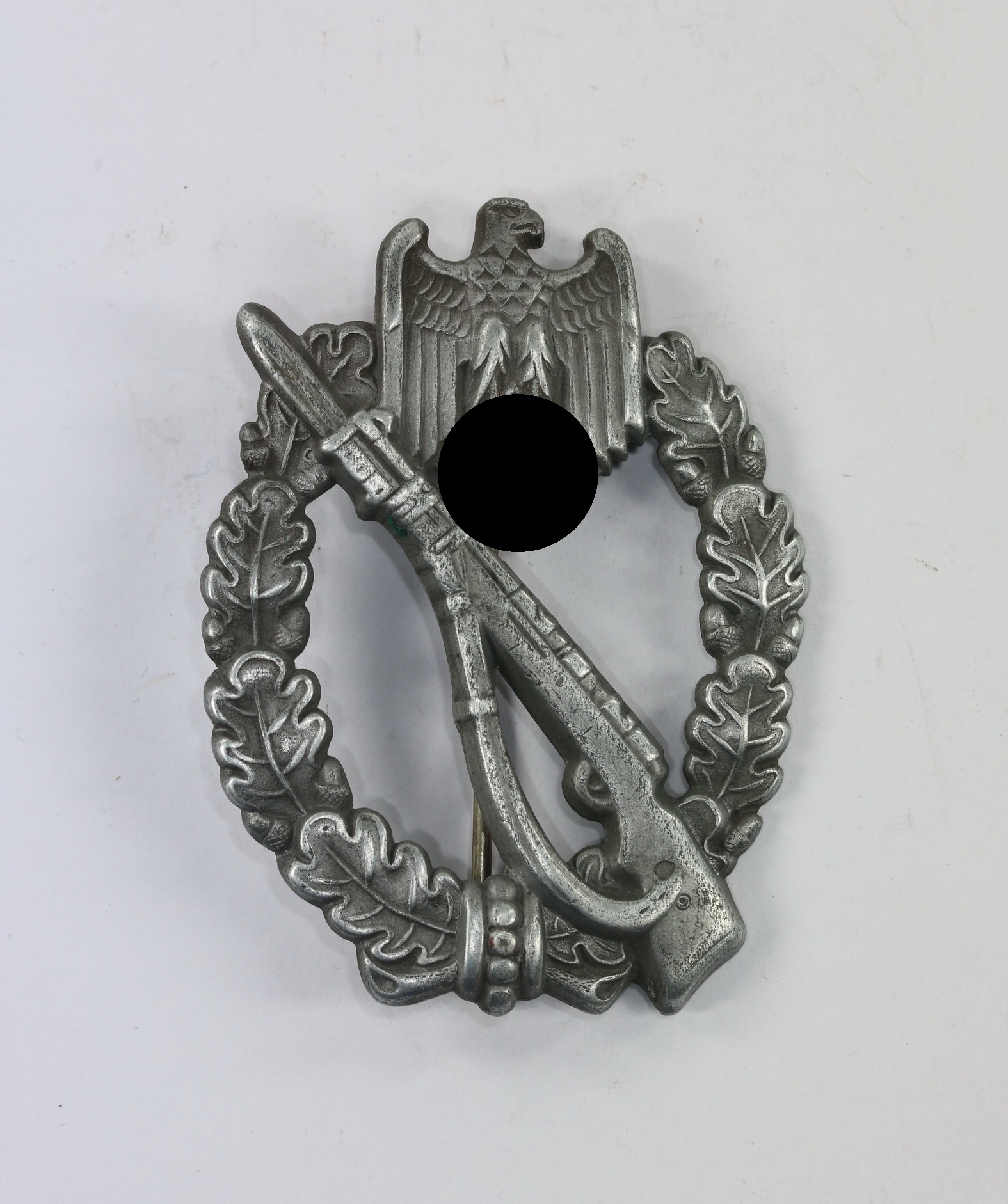 infanterie_sturmabzeichen_silber_assmann_sohn_1__1 Silver Infantry Assault Badge. Type Berg & Nolte. – Bild 1